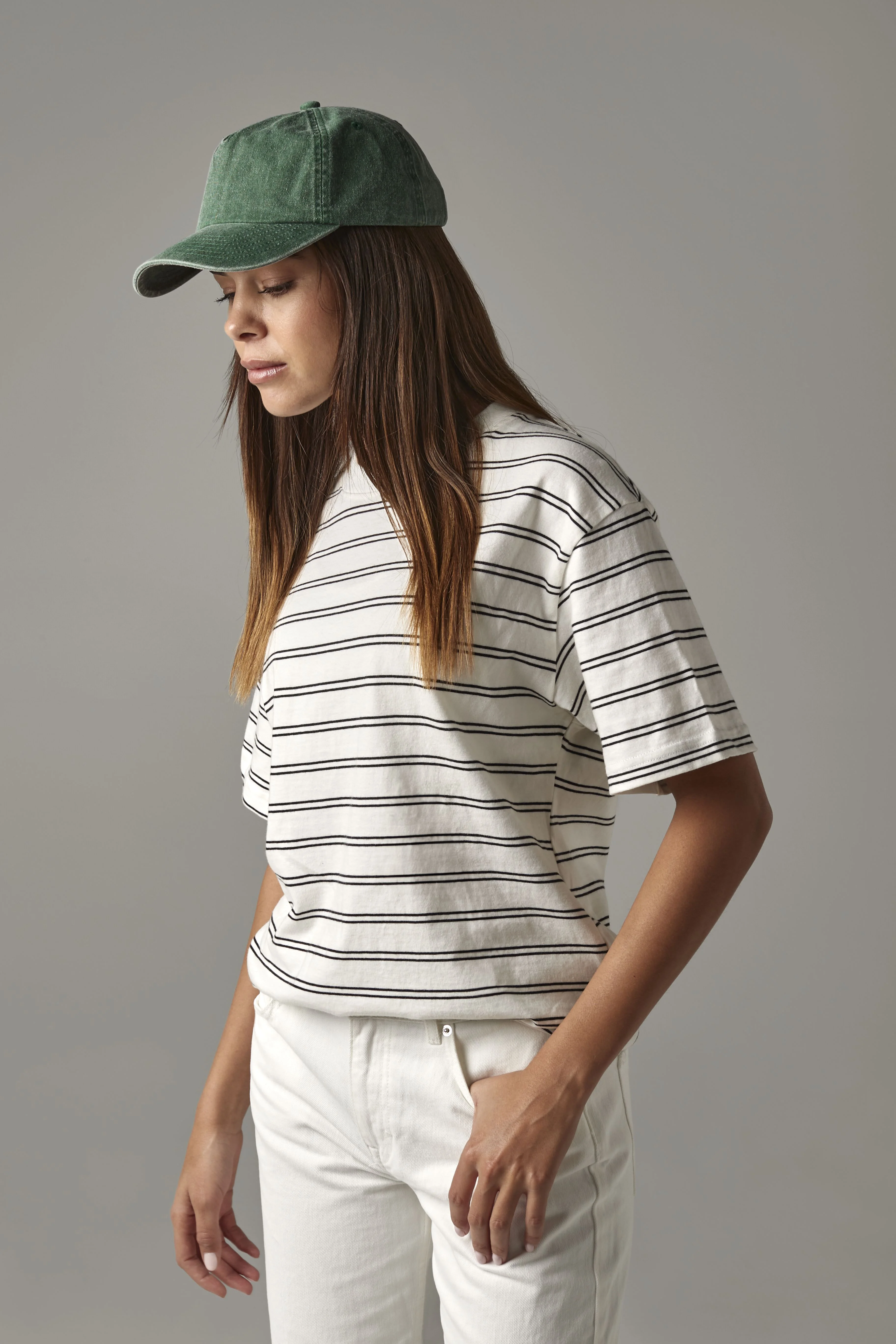 Relaxed 5-panel vintage cap