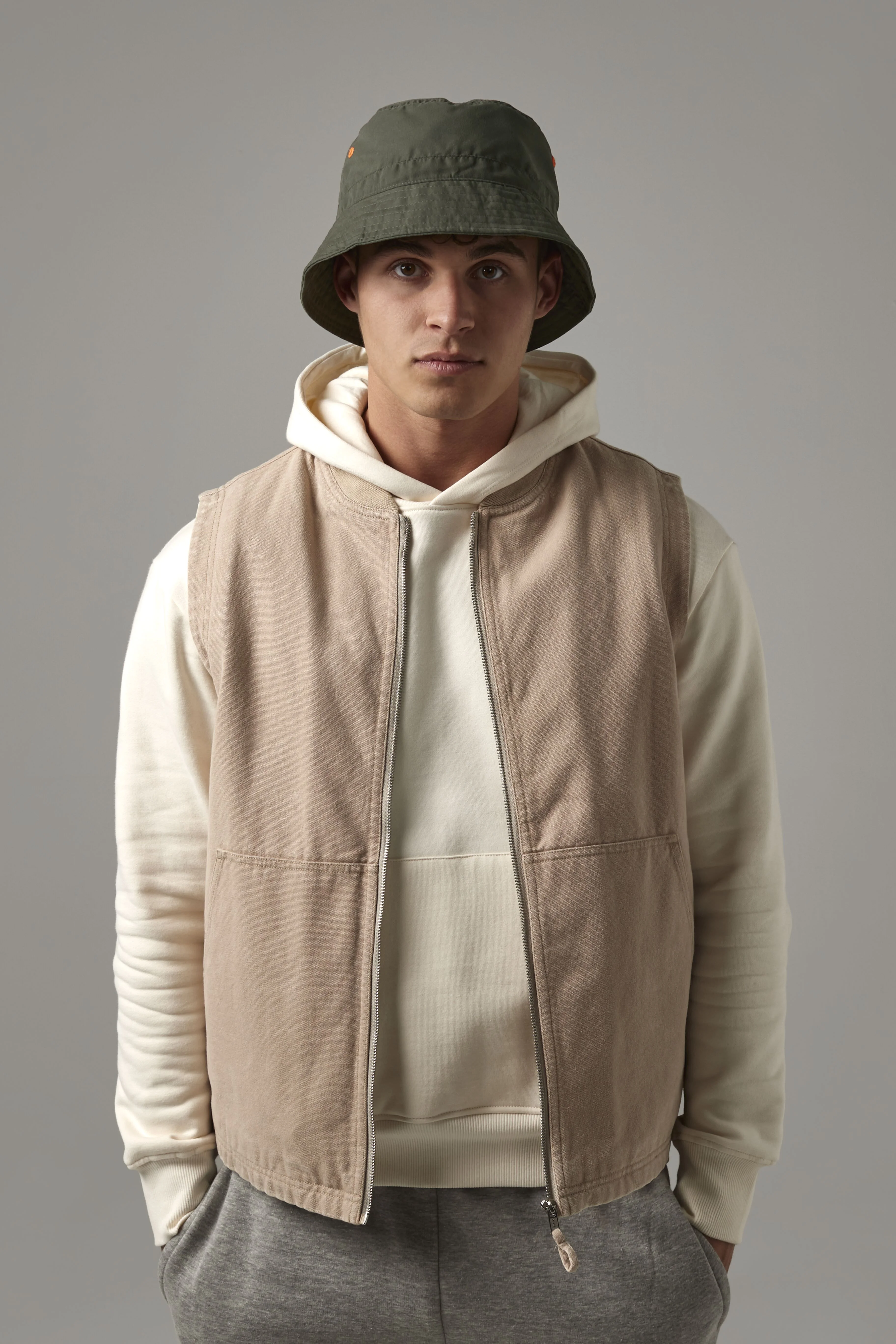 Recycled polyester bucket hat