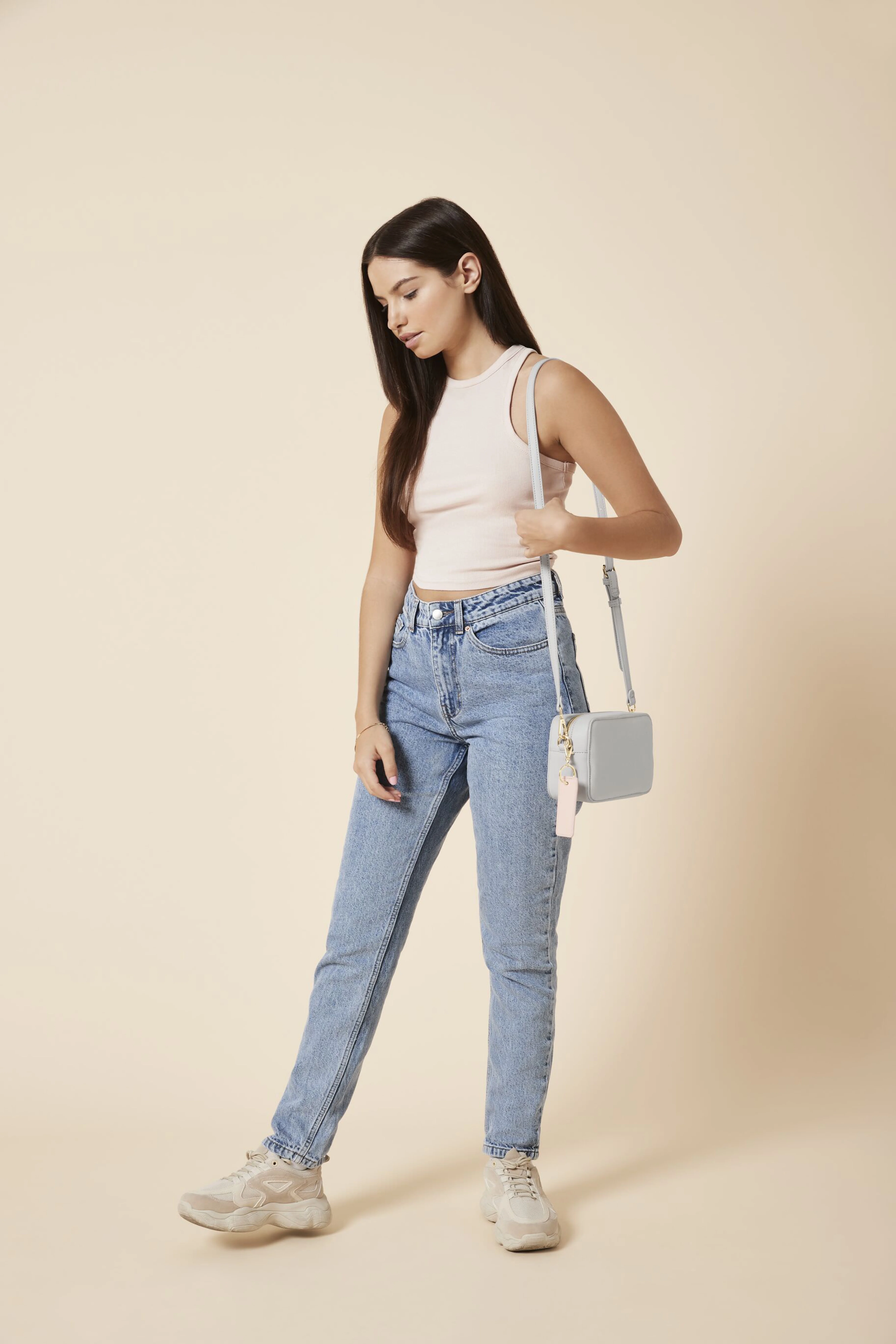 Boutique structured cross body bag