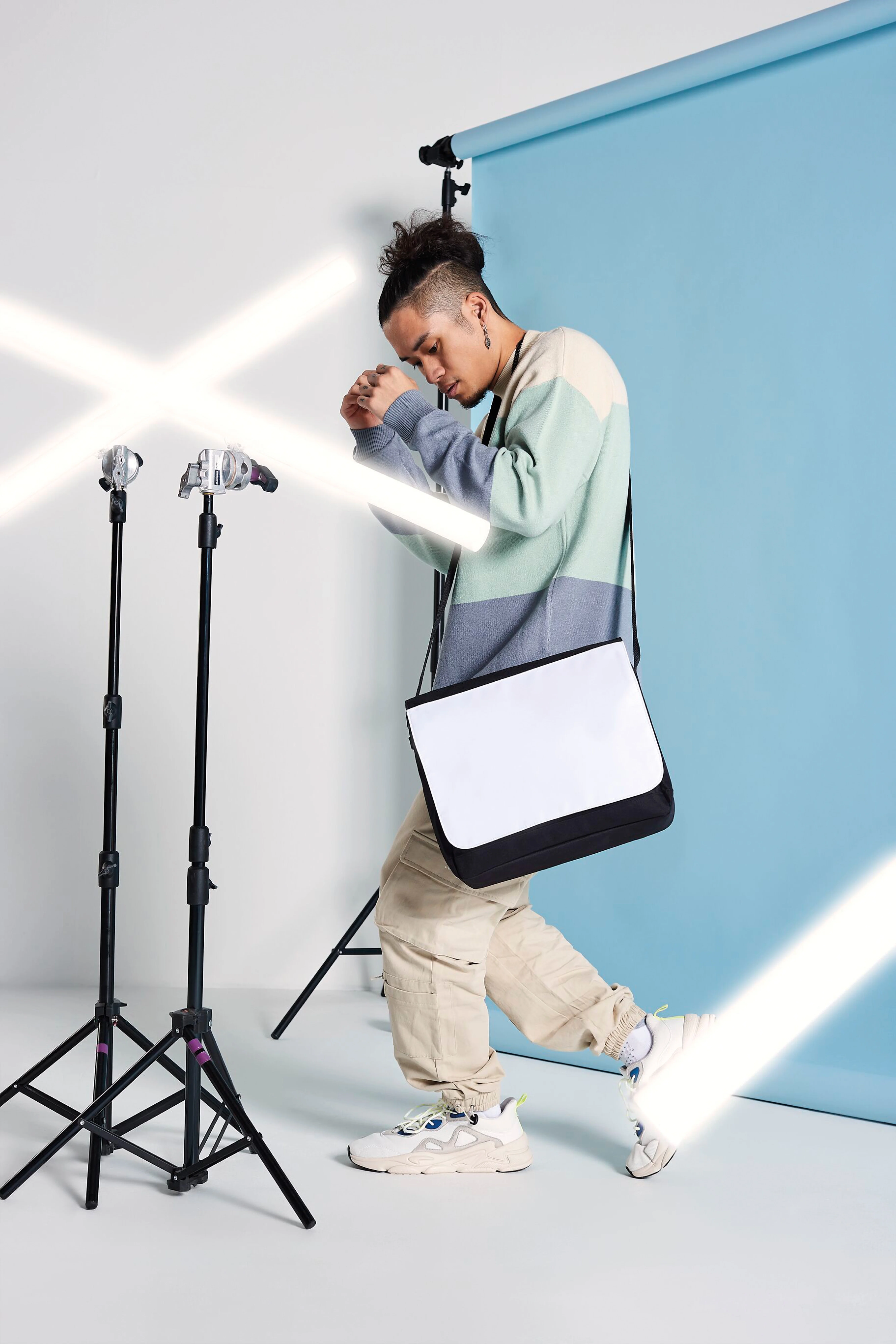 Sublimation messenger bag