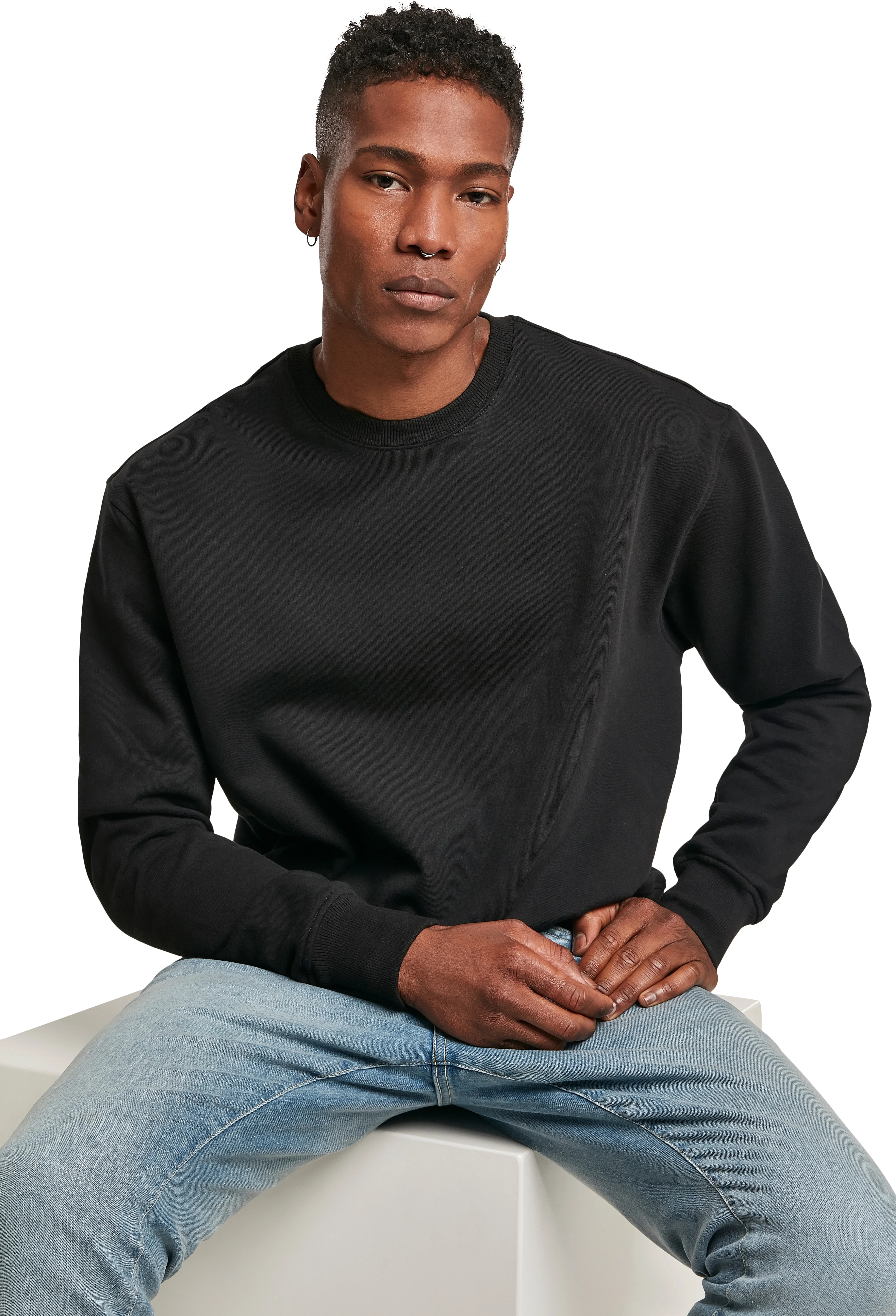 Premium oversize crew neck