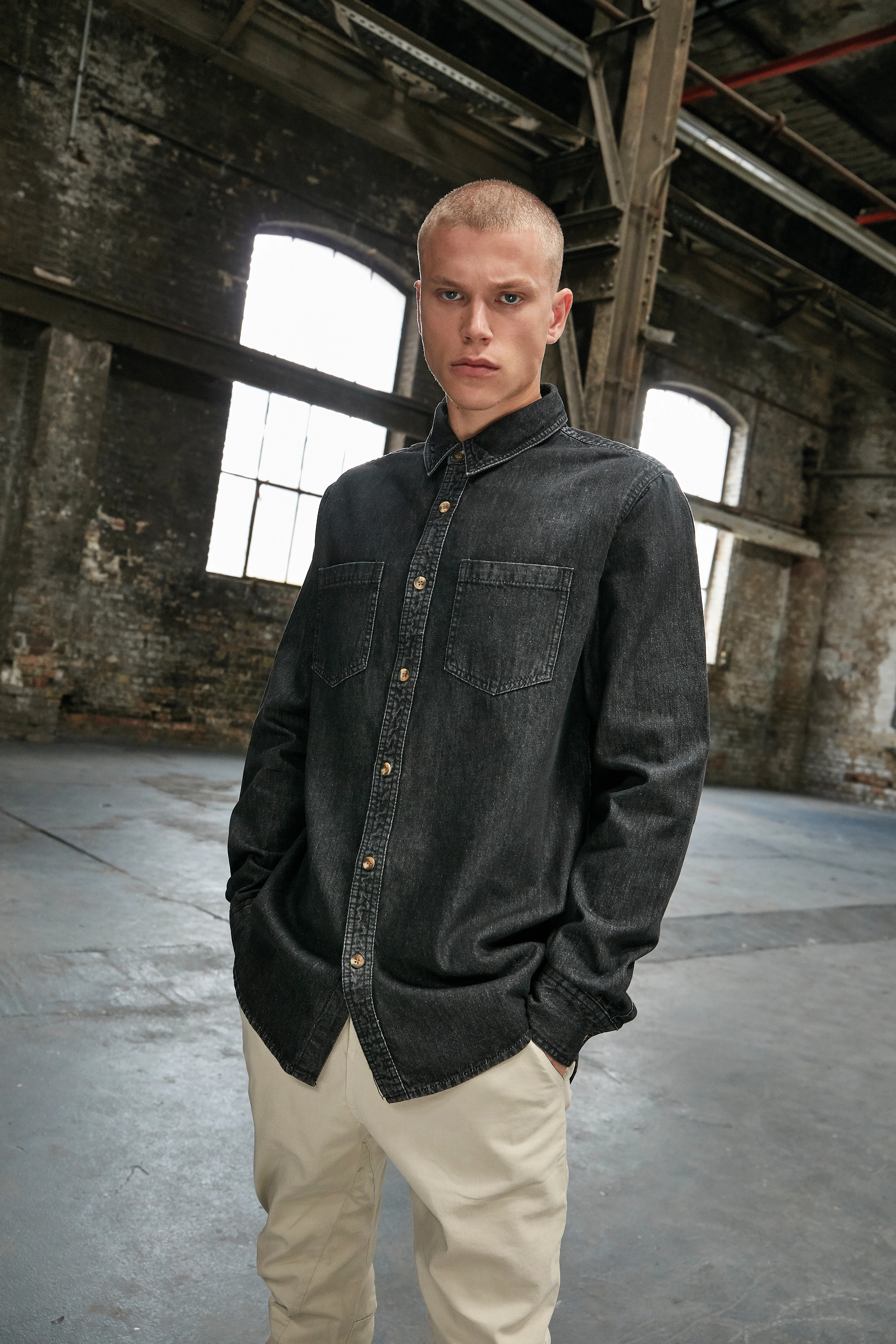 Denim shirt
