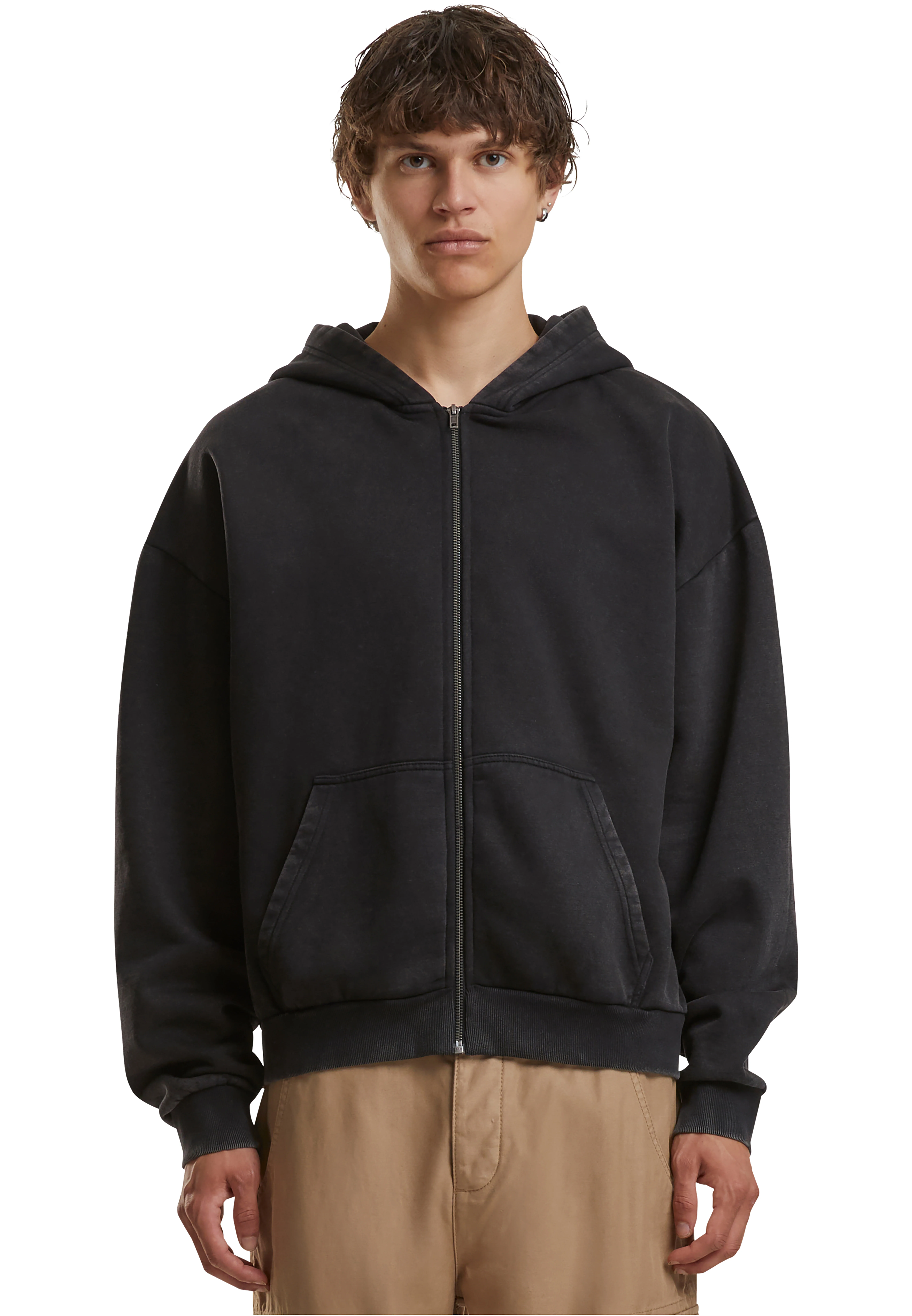 Vintage heavy zip hoodie