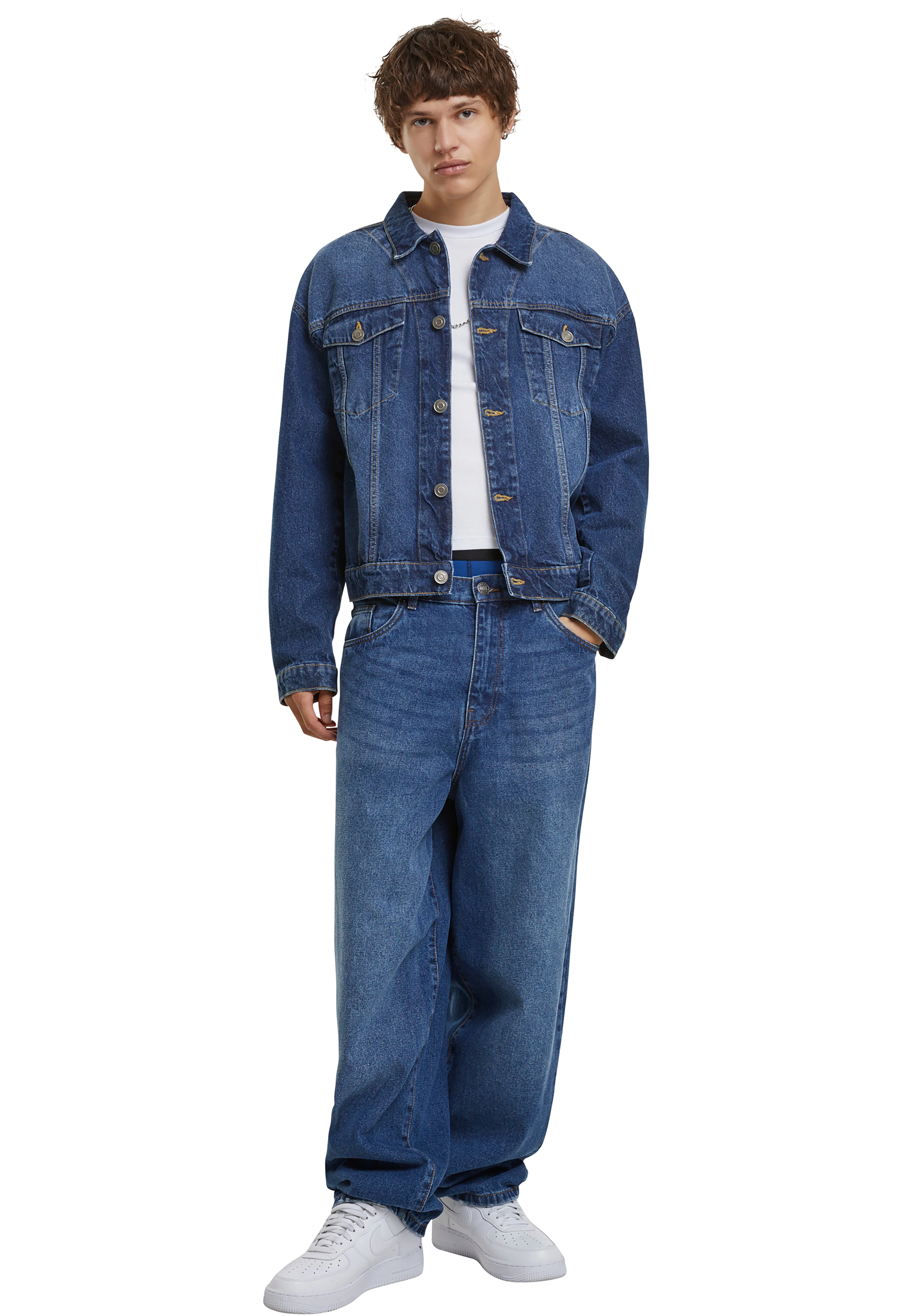 Heavy ounce boxy denim jacket