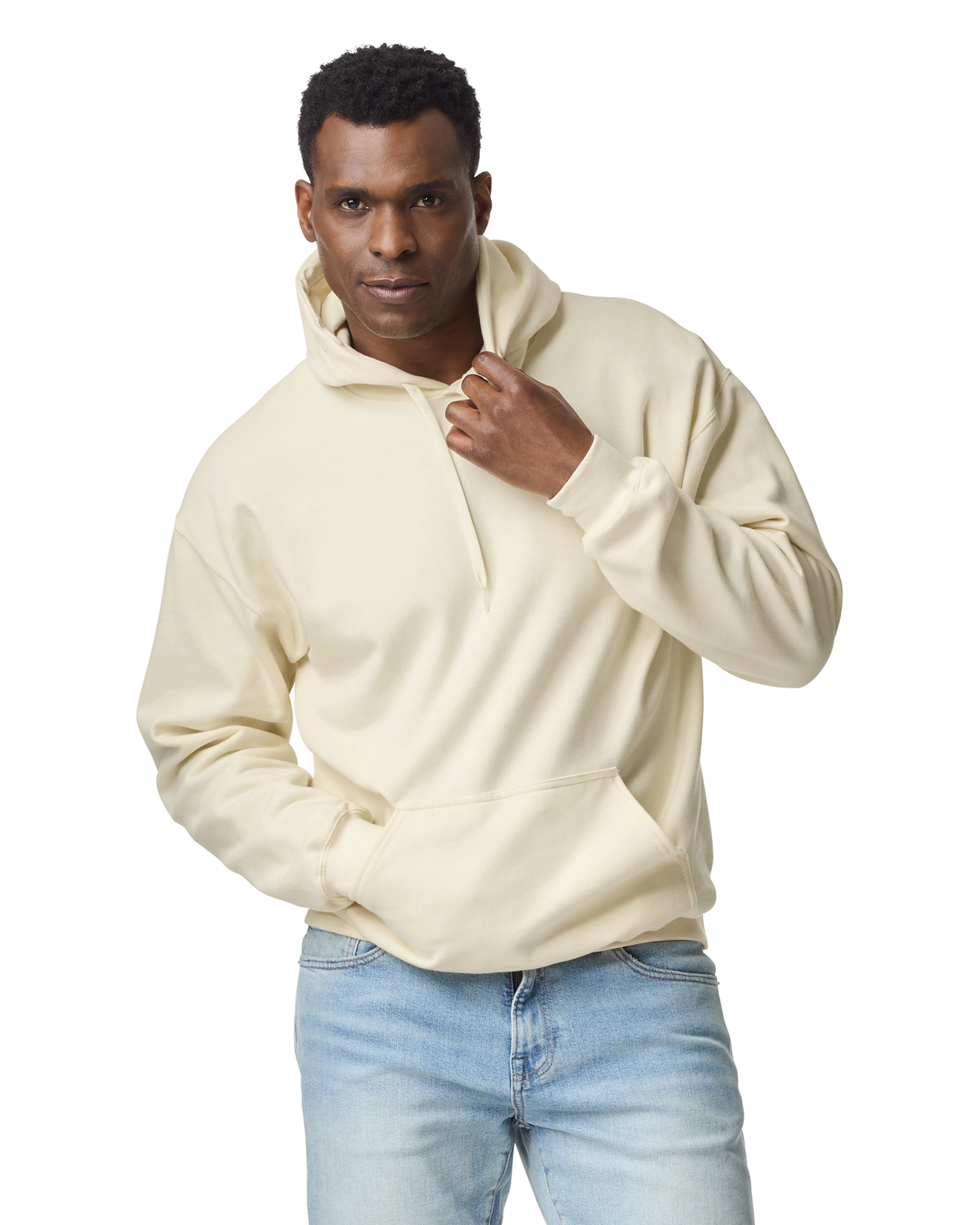 Softstyle™ midweight fleece adult hoodie