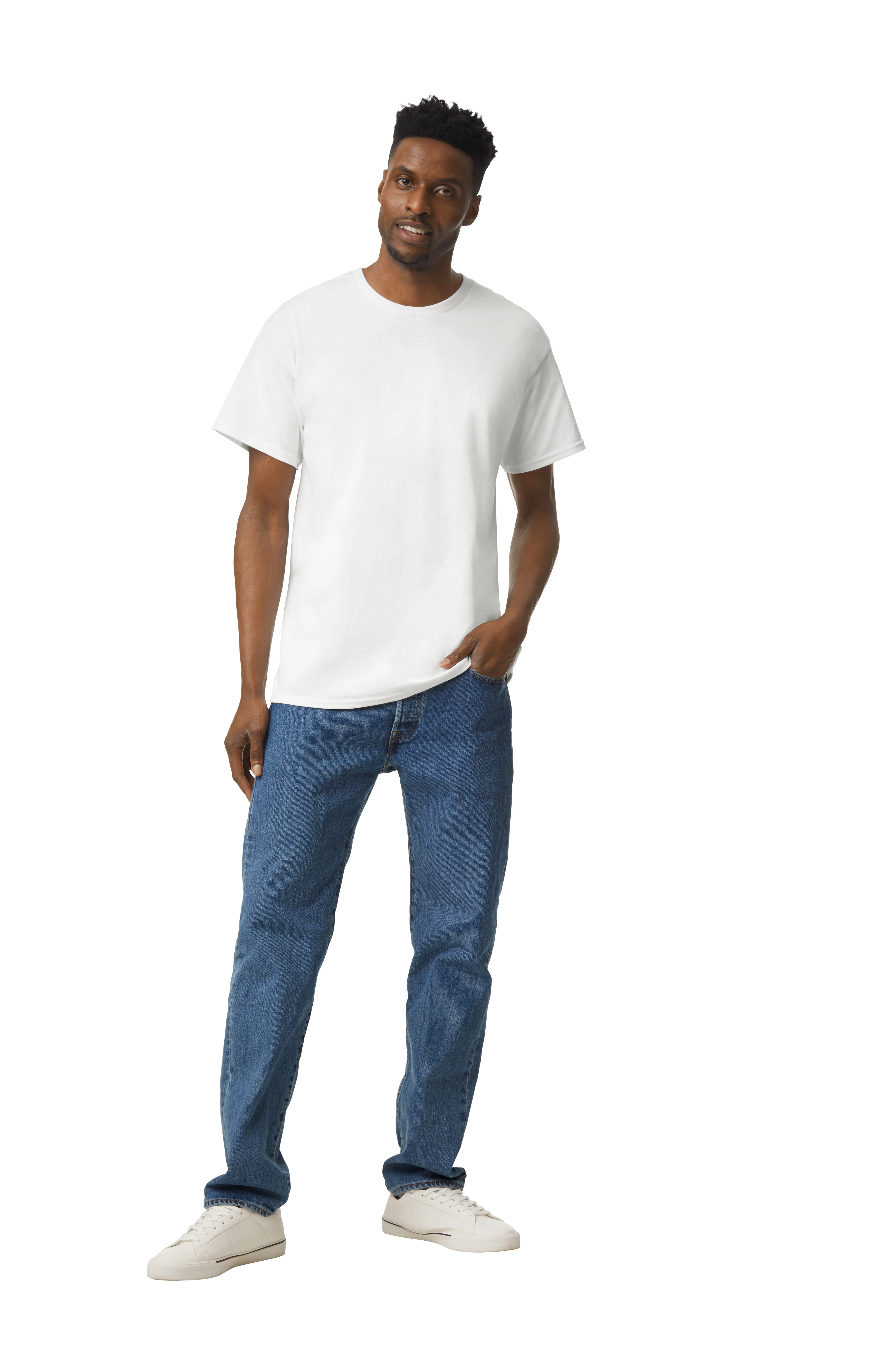 Ultra-cotton adult prepared-for-dye t-shirt
