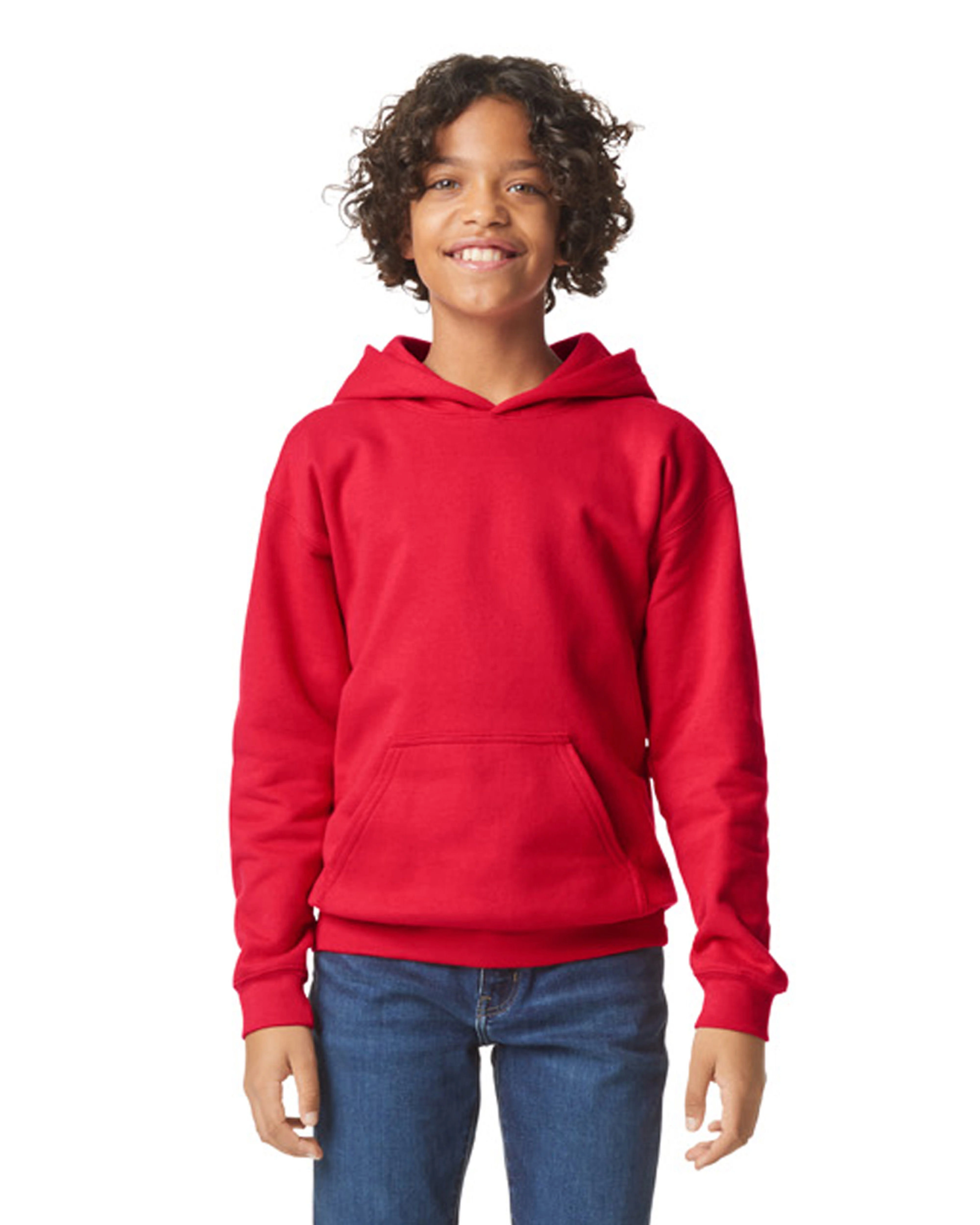 Softstyle™ midweight fleece youth hoodie