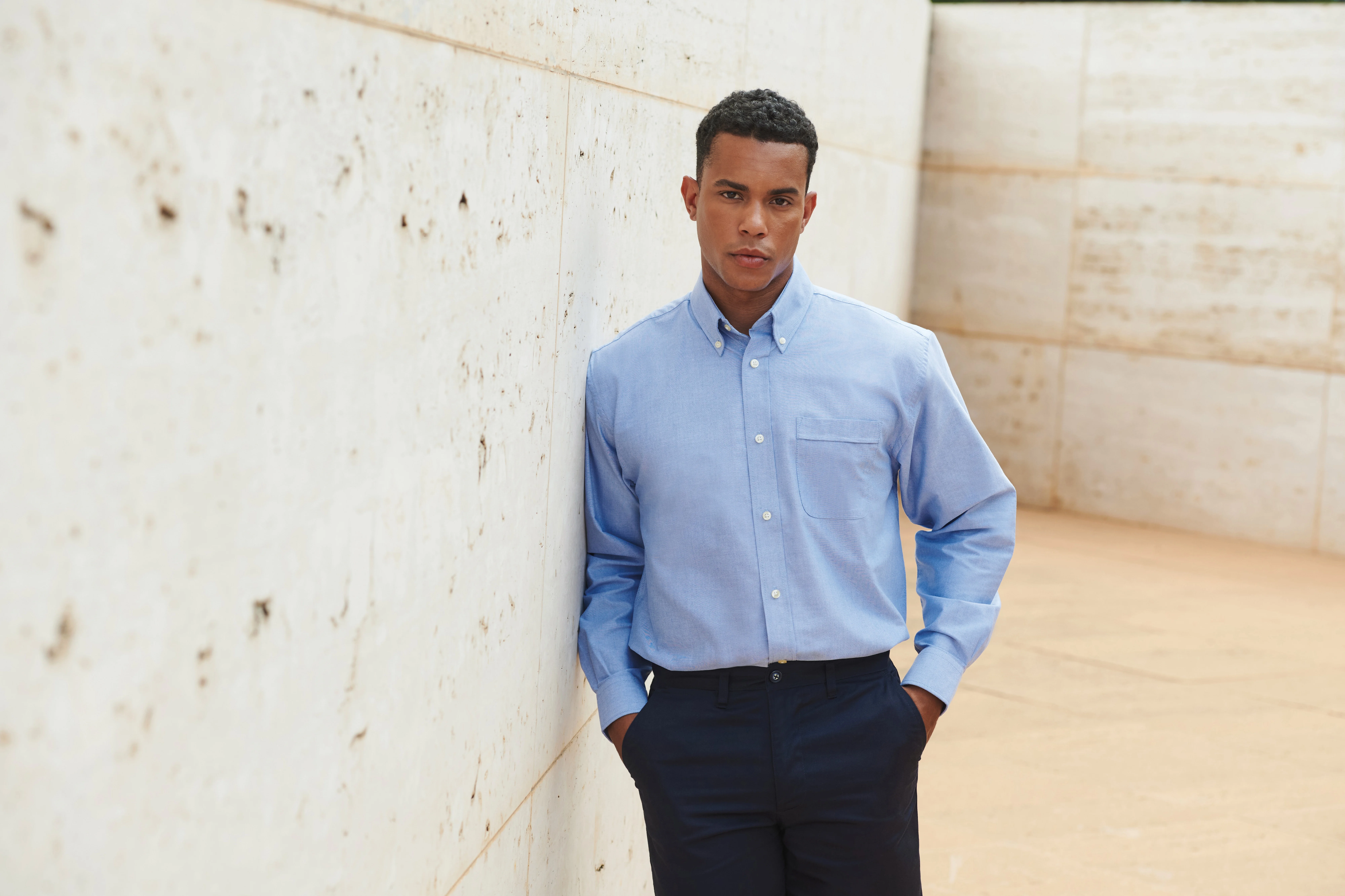 Long sleeve classic Oxford shirt