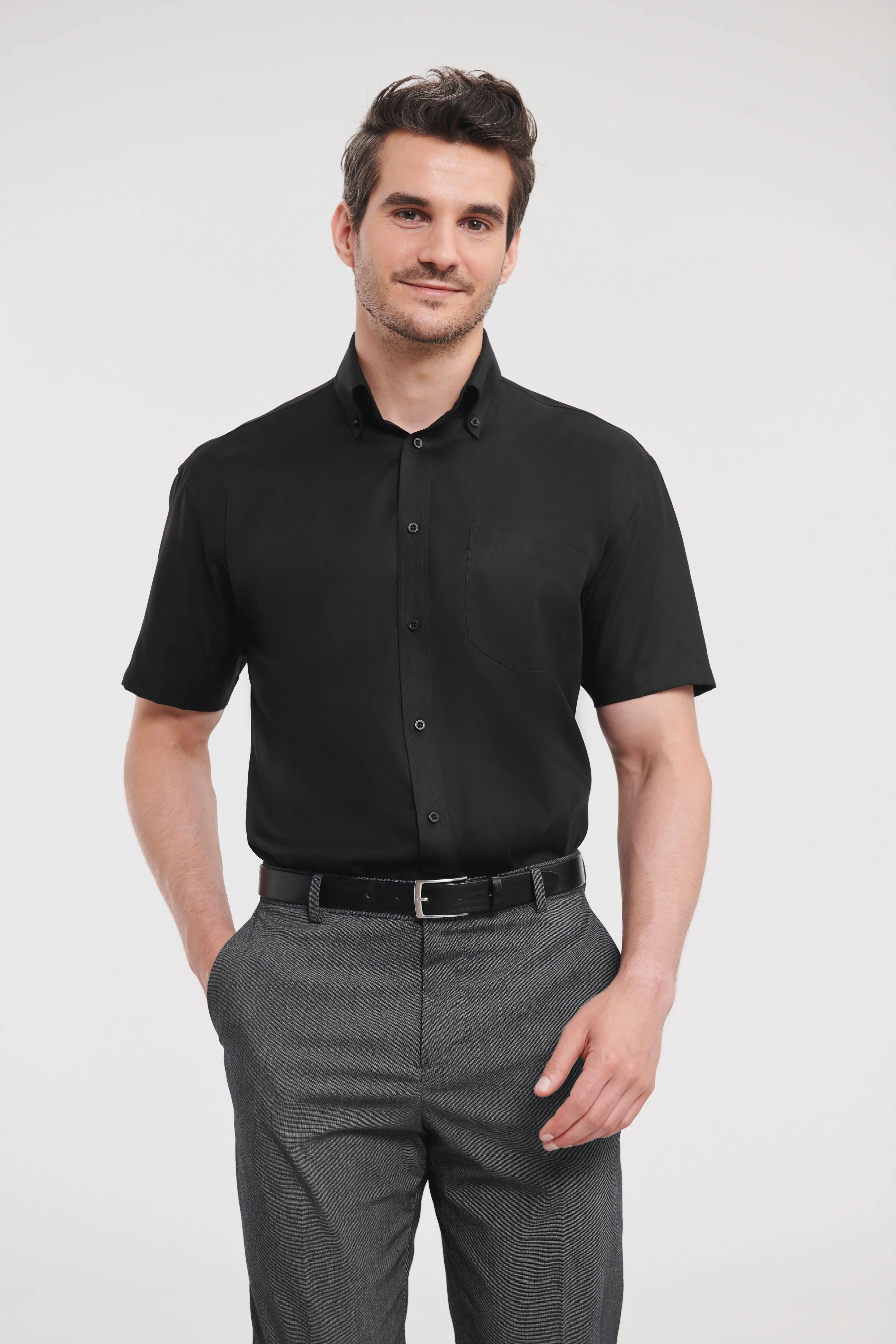 Short sleeve ultimate non-iron shirt