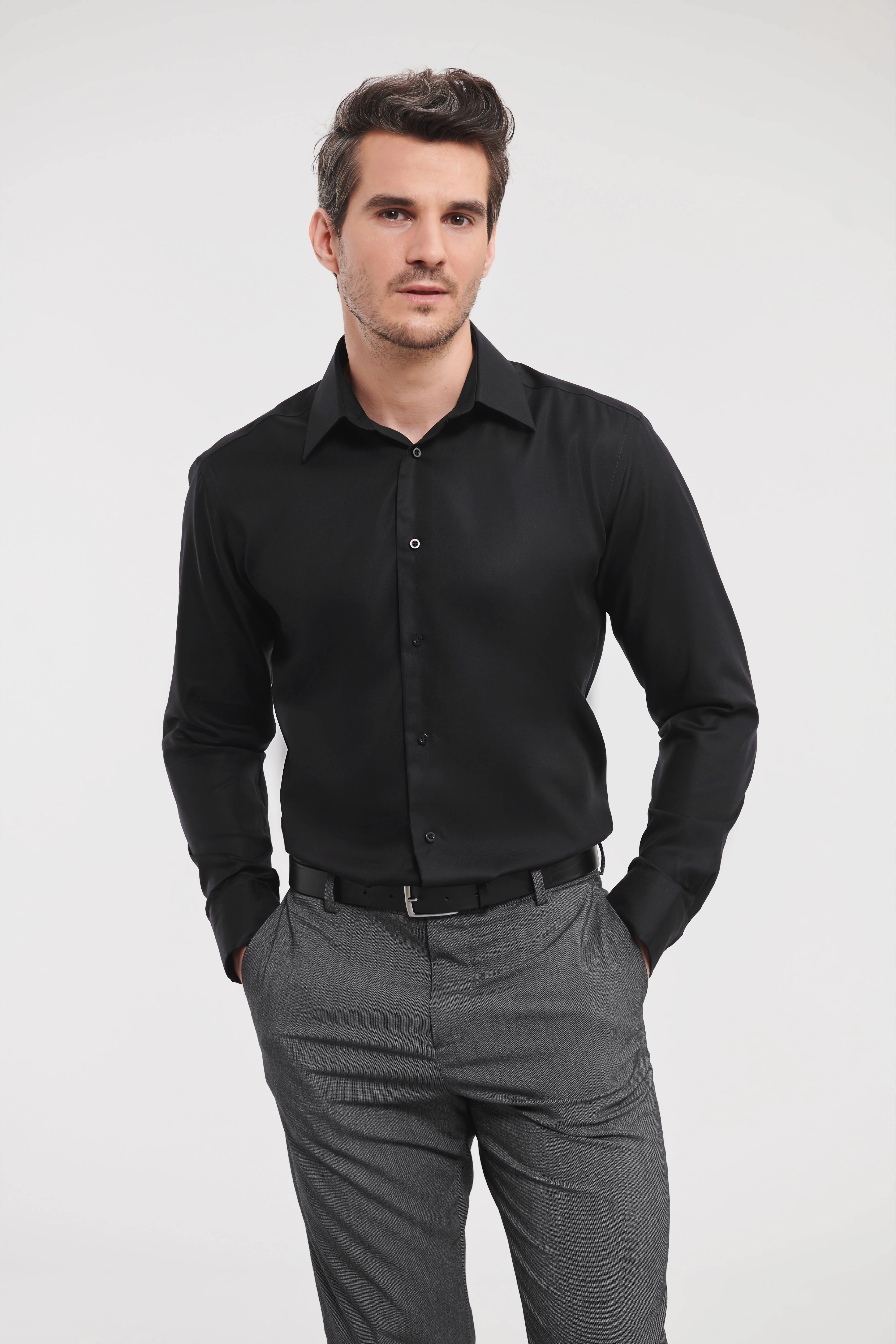 Long sleeve tailored ultimate non-iron shirt