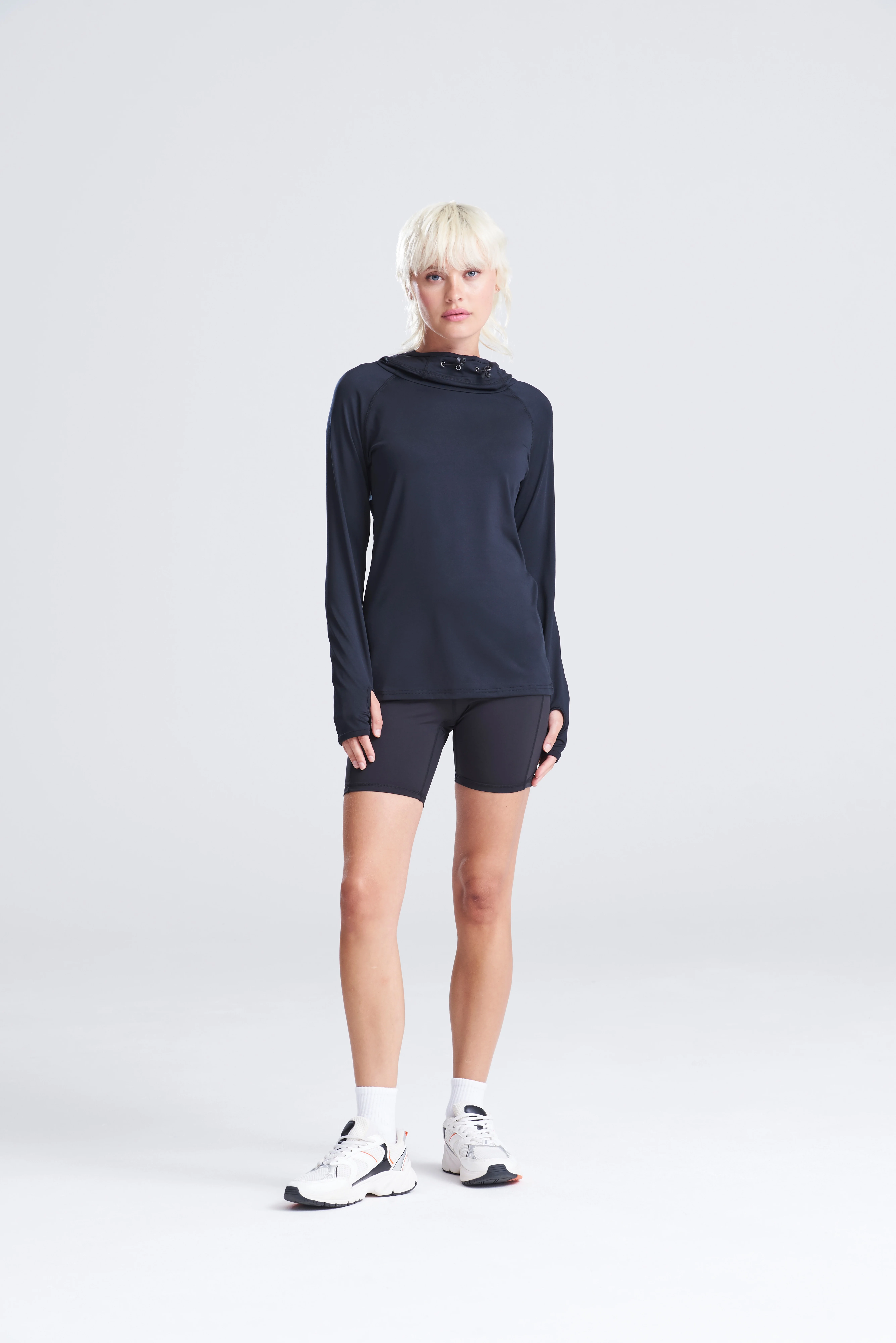 Women's cool cowl neck top