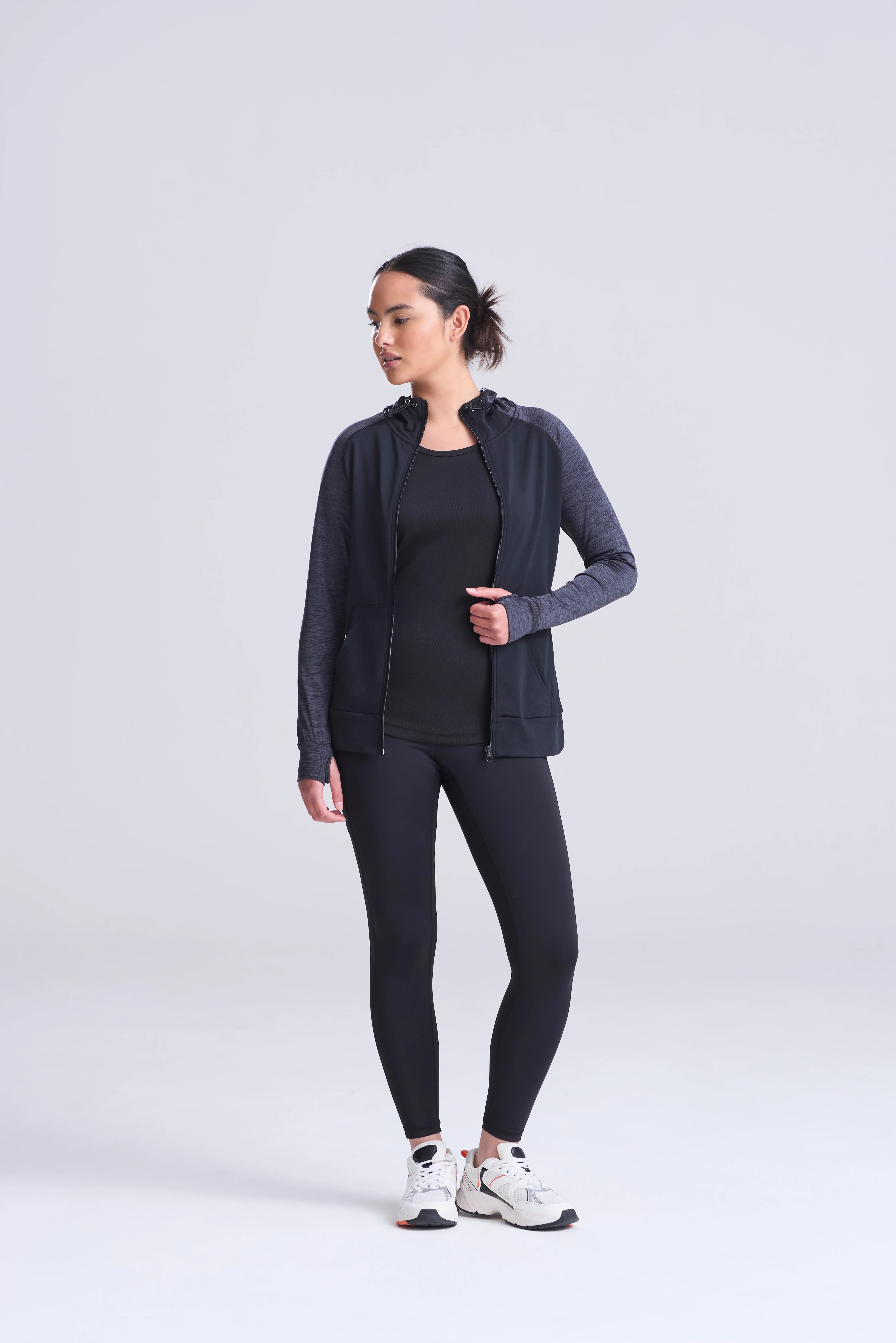 Women's cool contrast zoodie