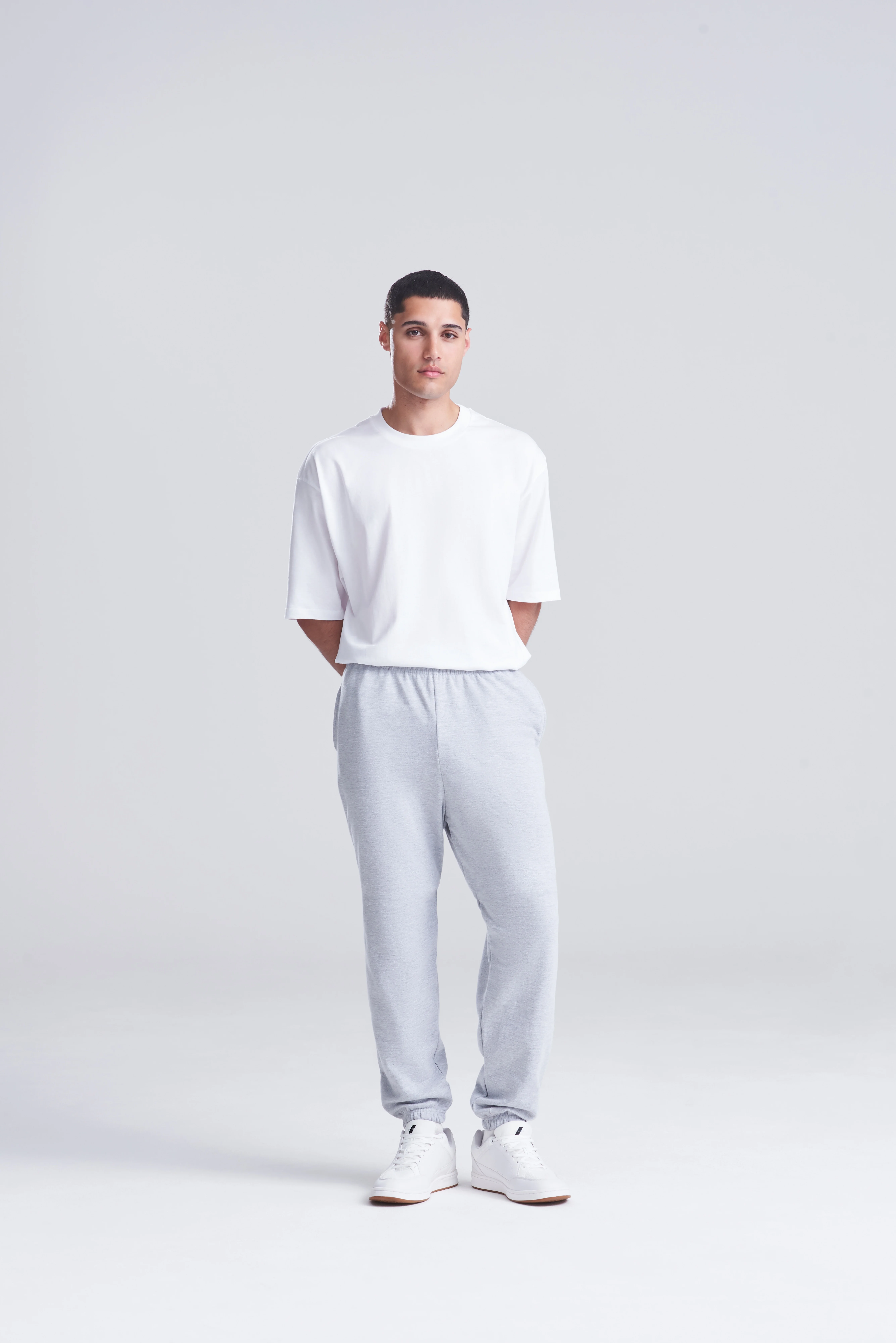 College cuffed sweatpants