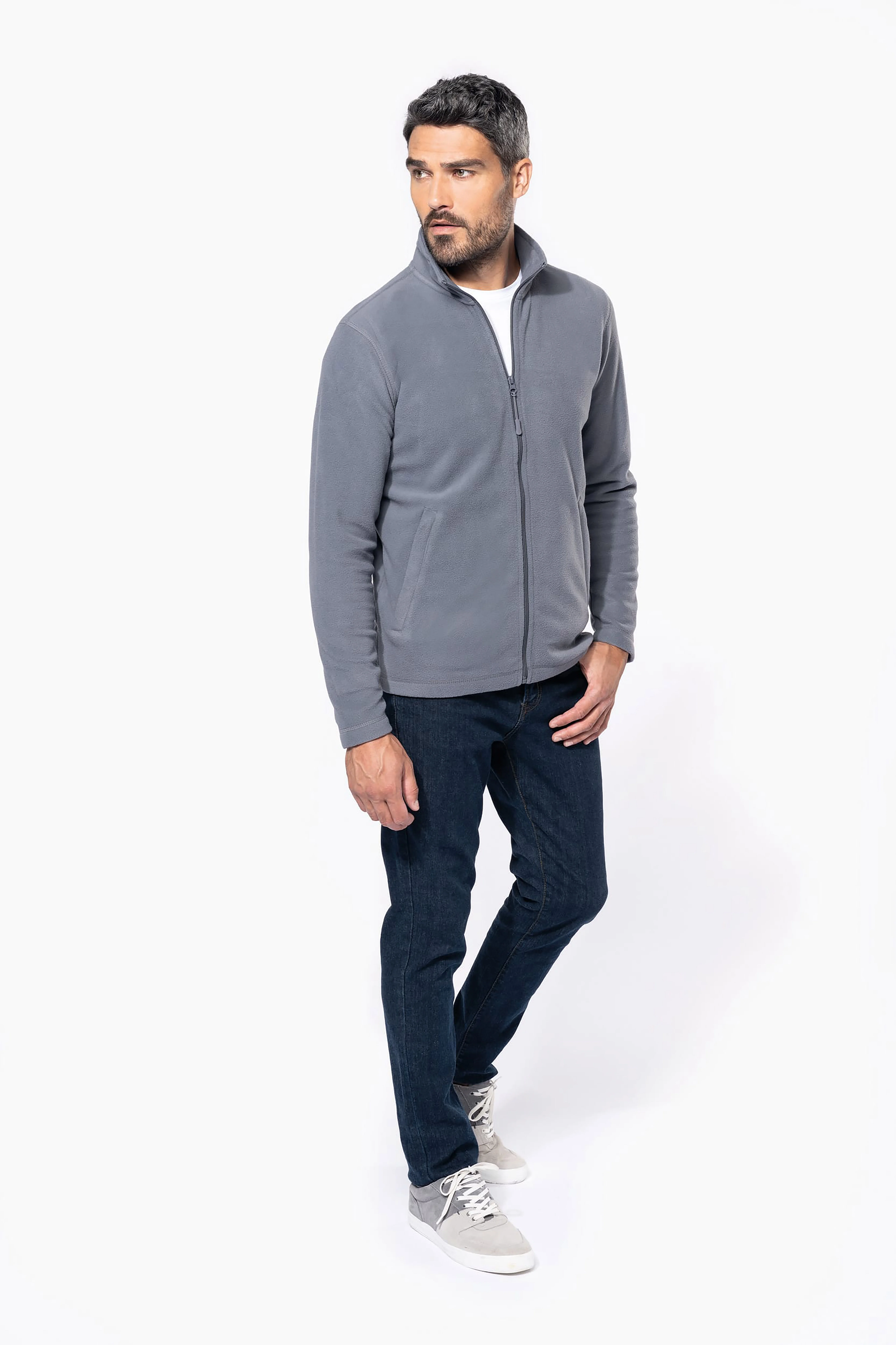 Kariban Microfleece met rits