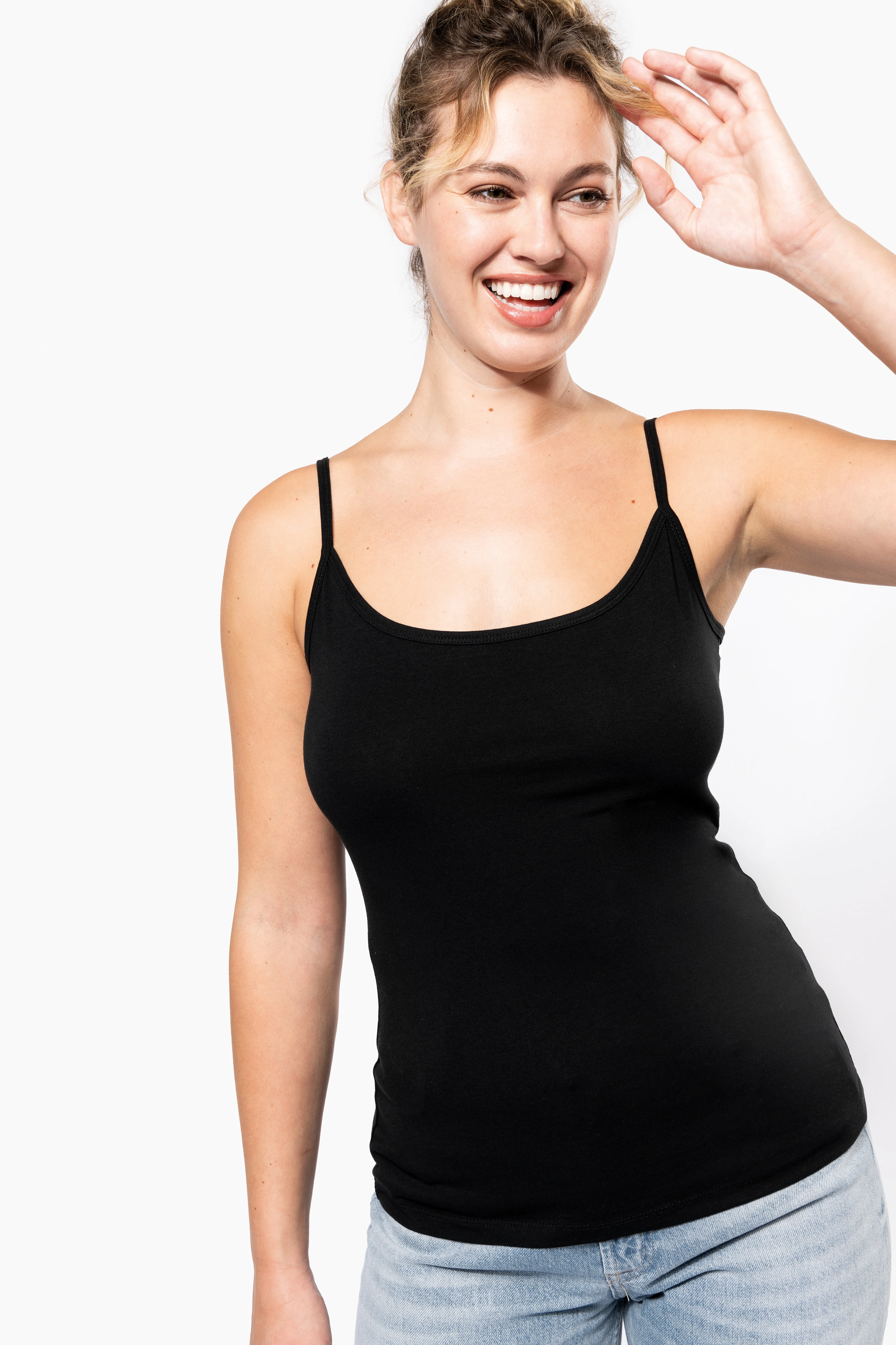 Ladies' strappy tank top