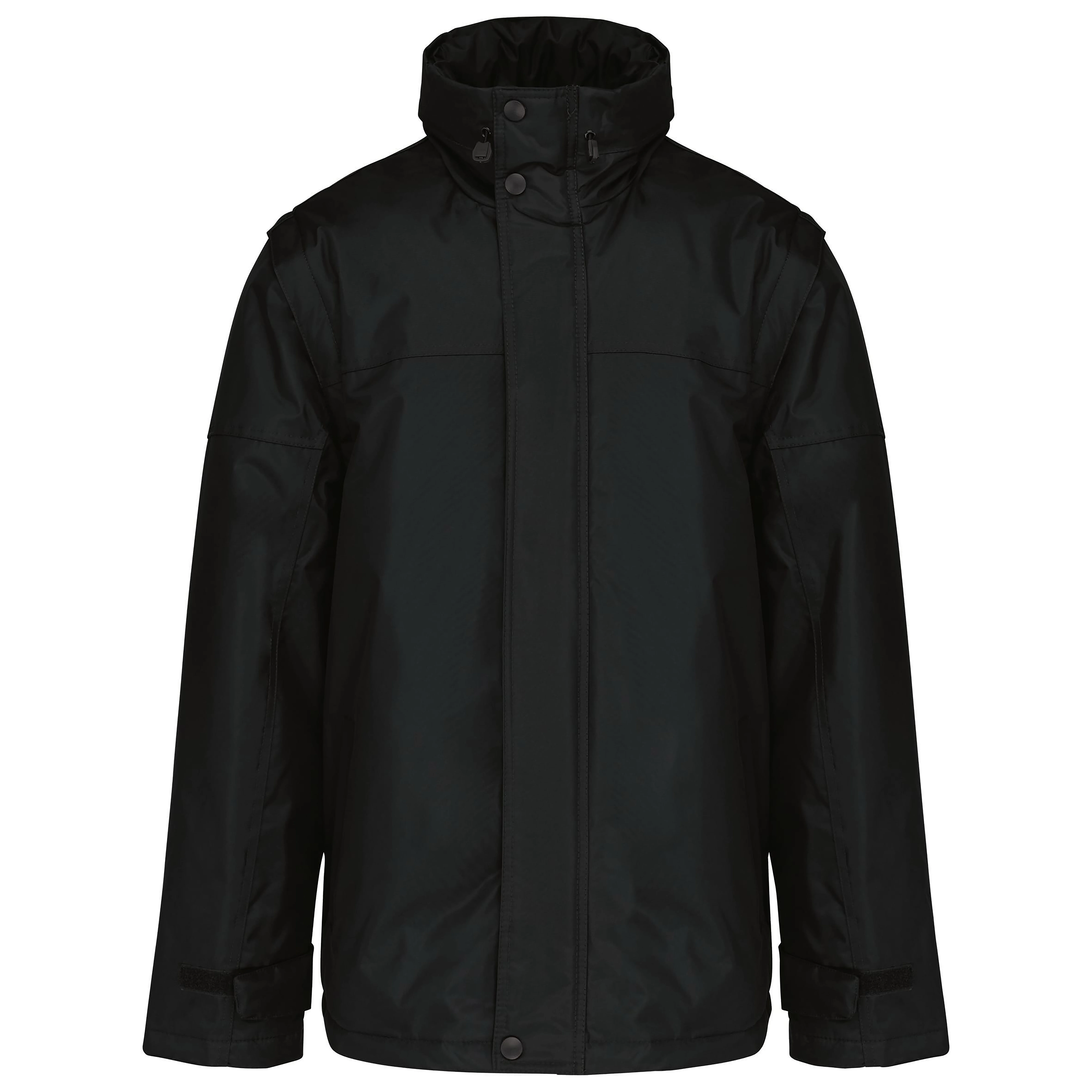 Detachable-sleeved blouson jacket