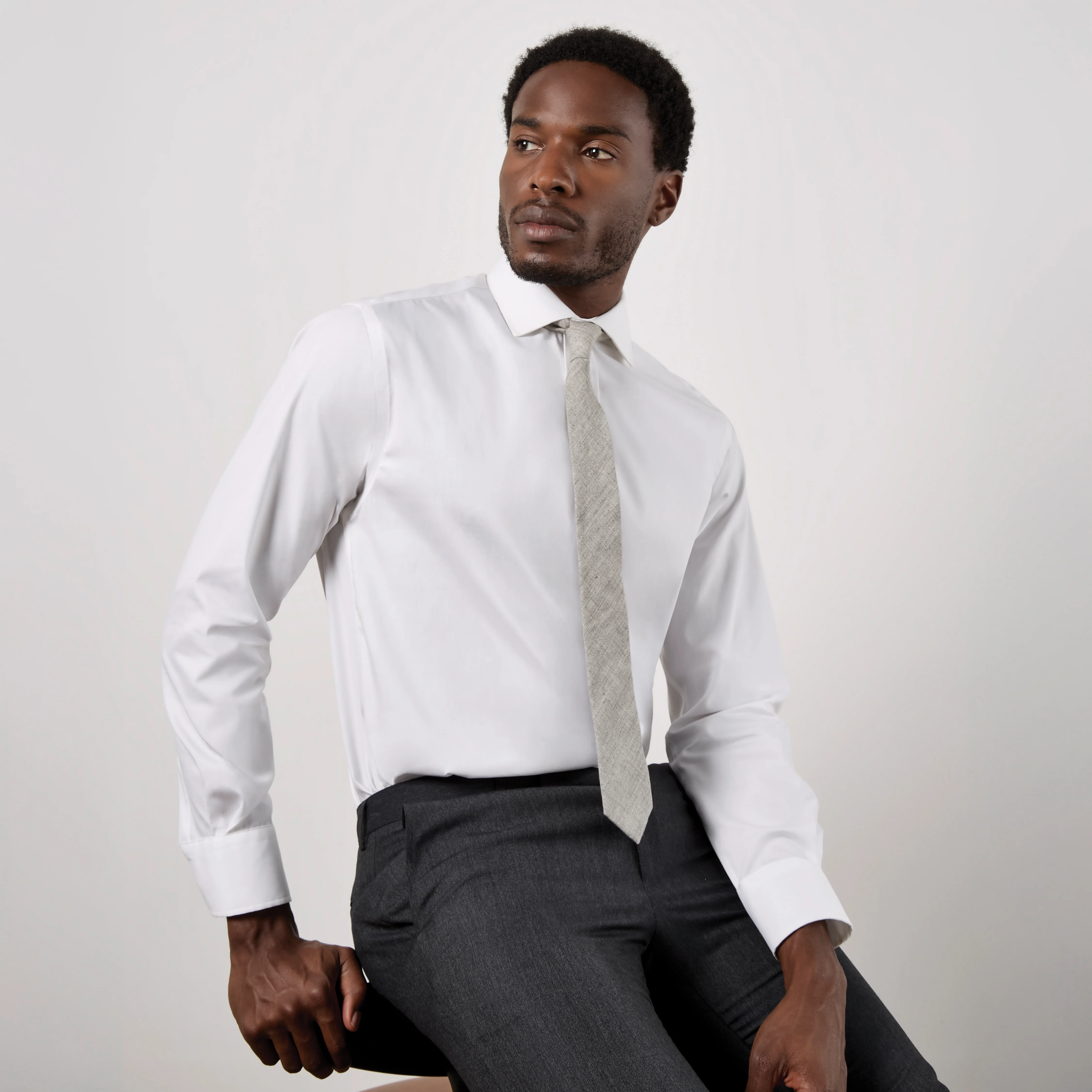 Kustom Kit Classic Fit Premium Cutaway Oxford Shirt