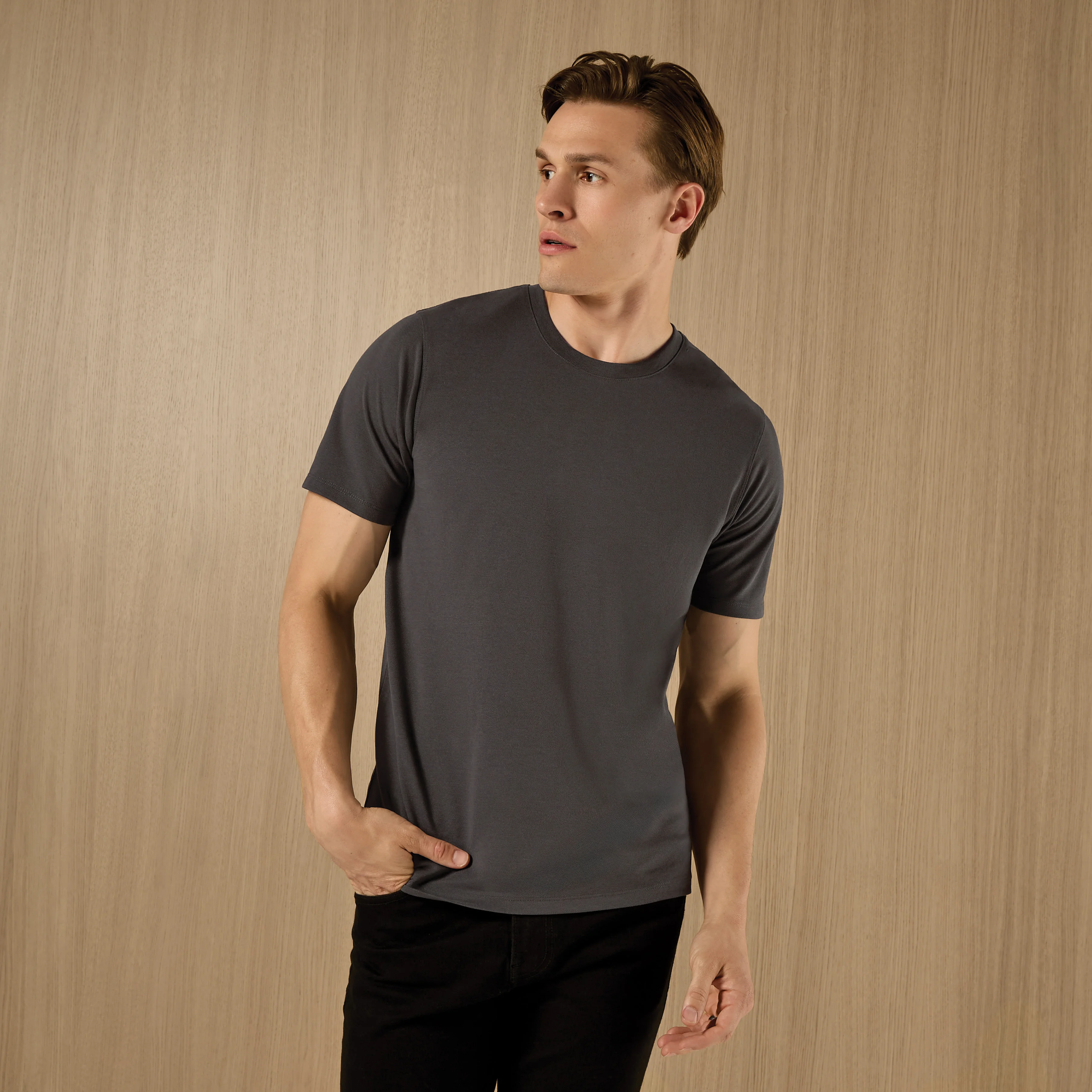 Kustom Kit Regular Fit Superwash® 60° Pique Tee