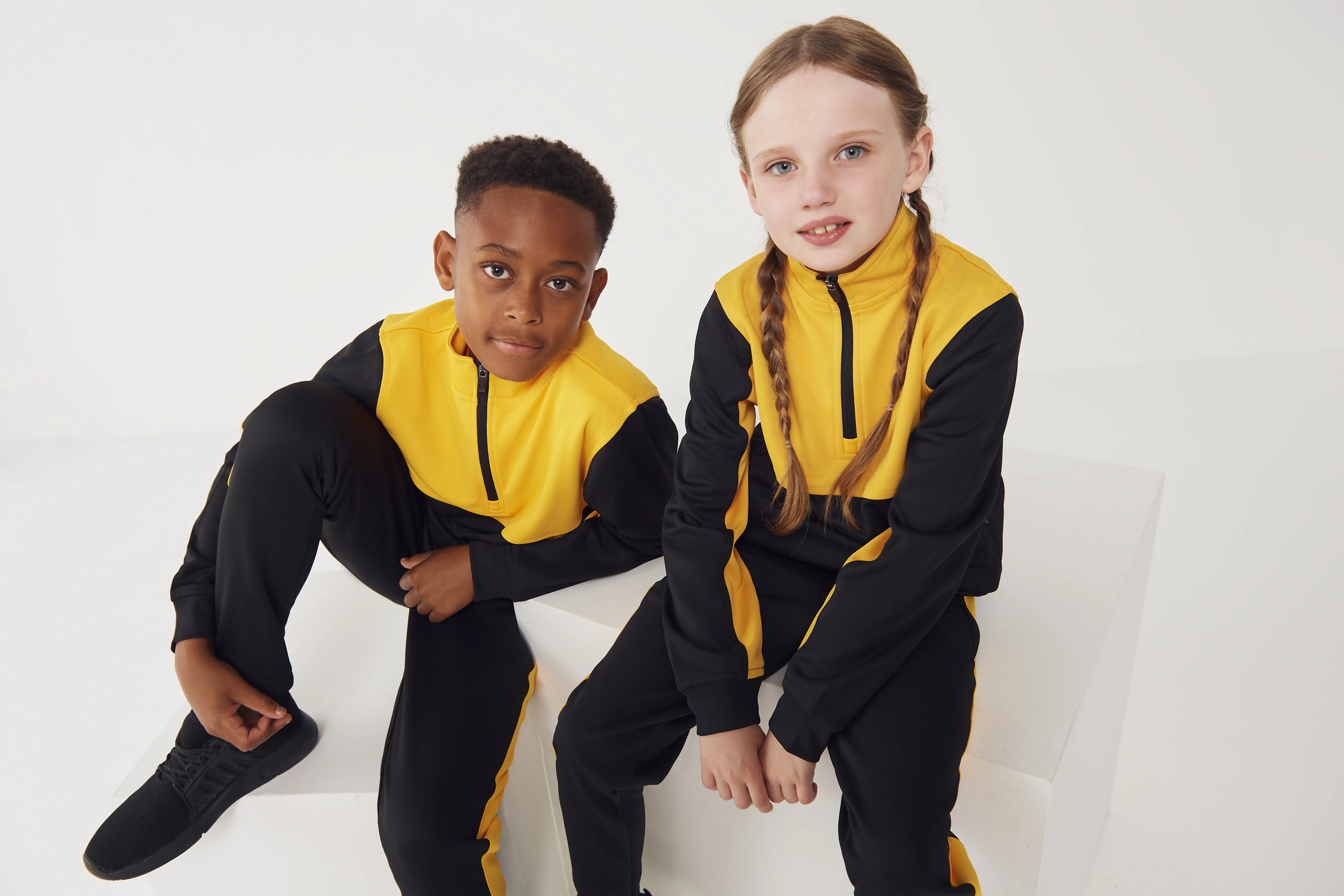Kids ¼-tracksuit top