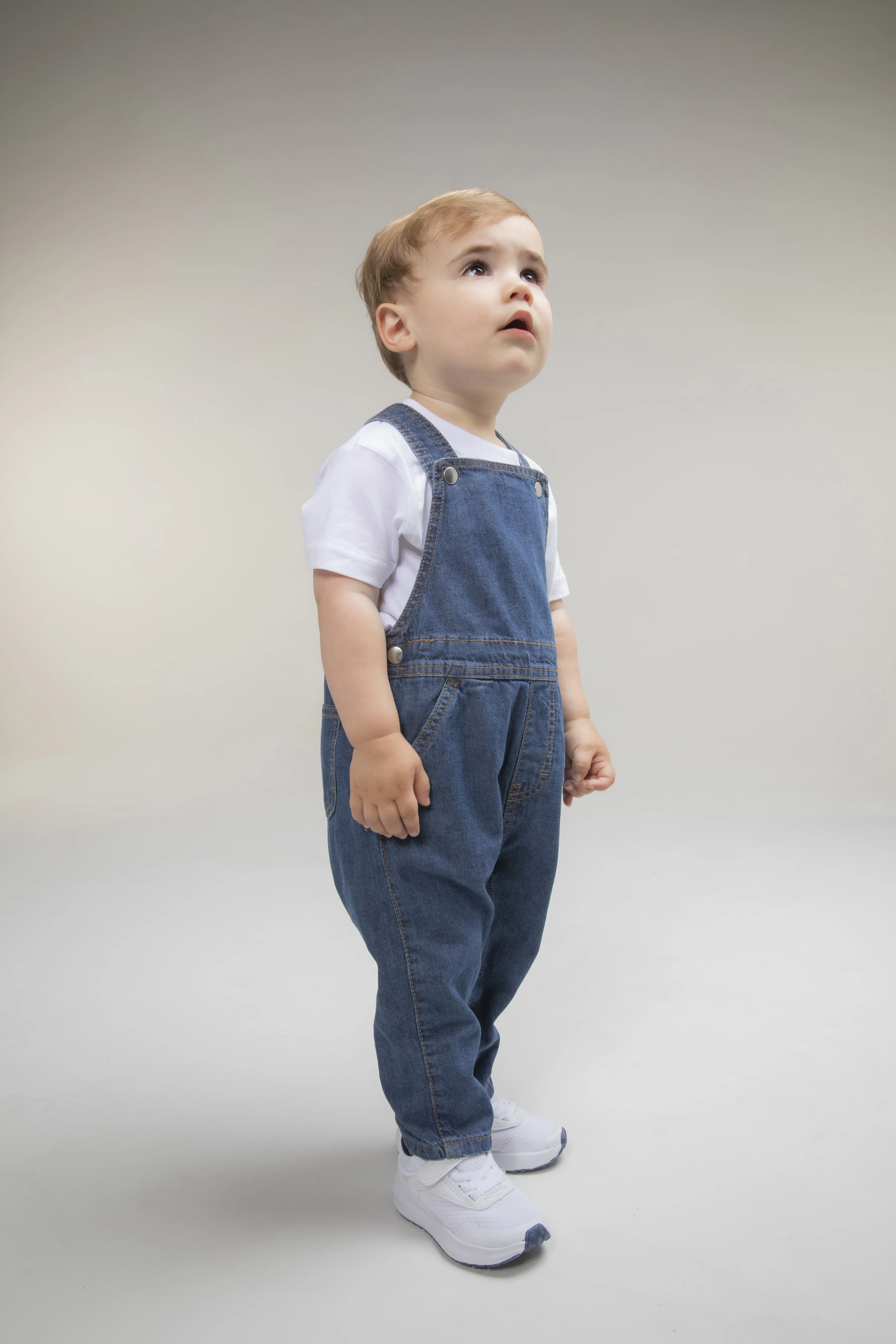 Denim dungarees