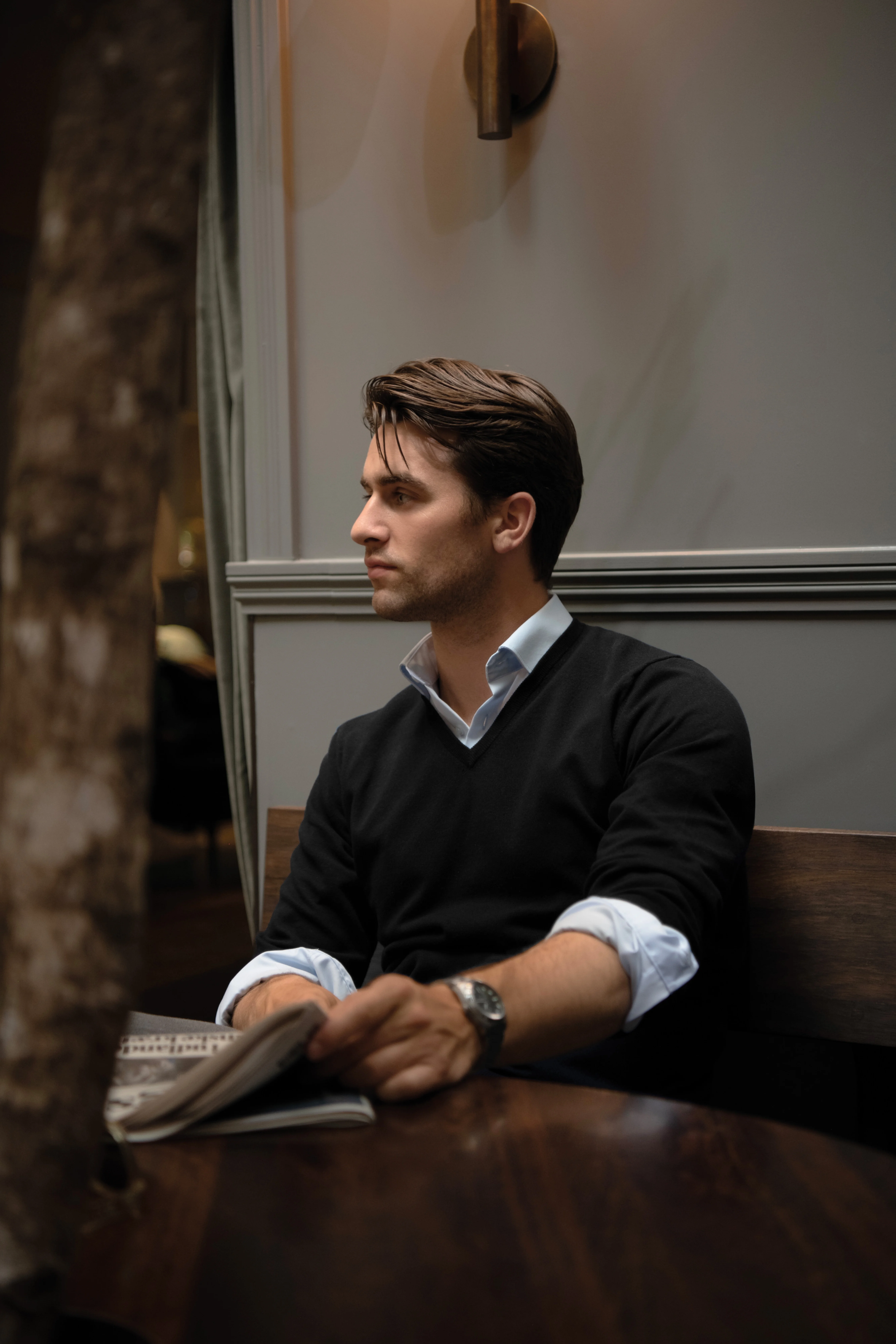 Brighton – elegant v-neck knit