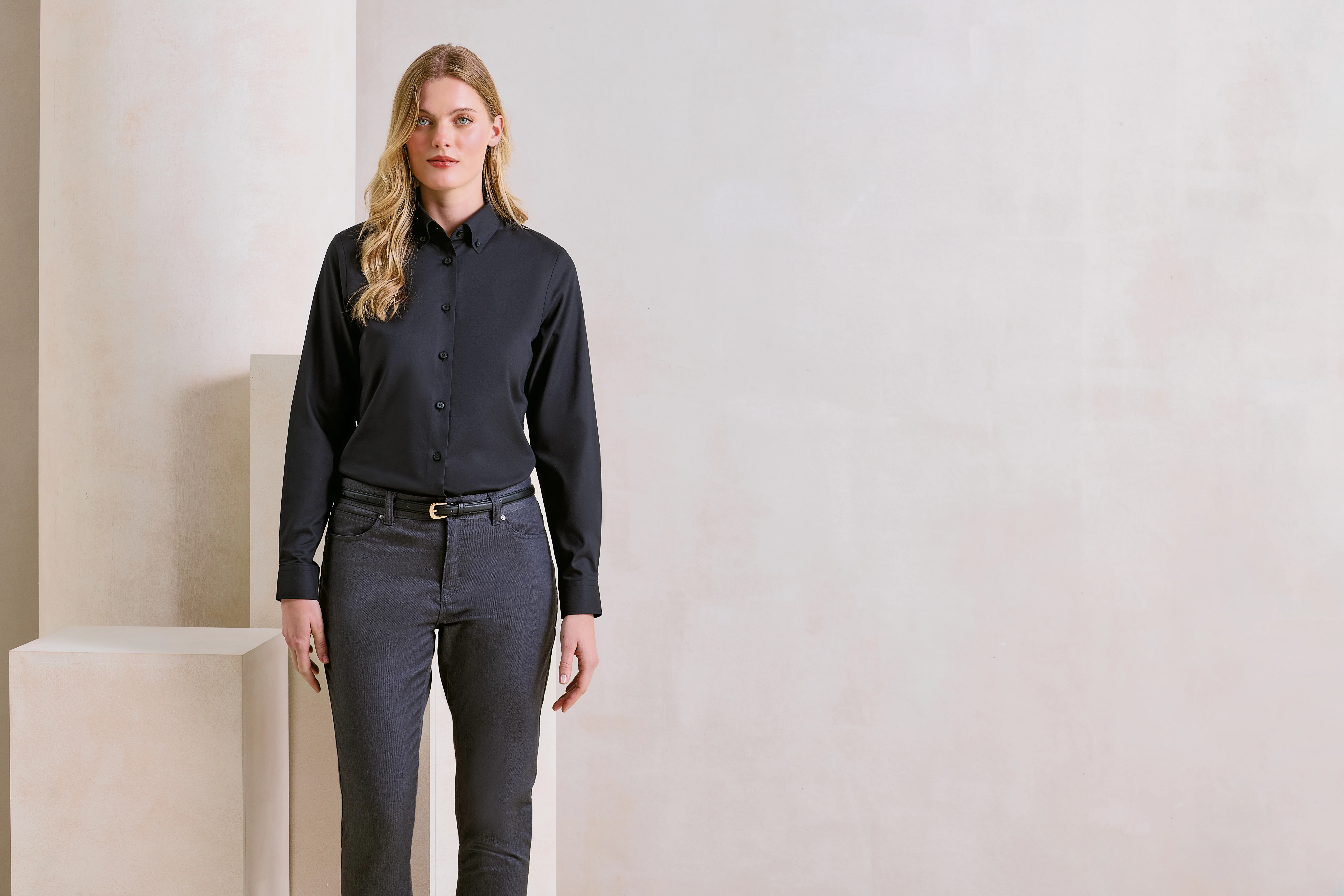 Women’s ‘Supreme’ Oxford long sleeve shirt