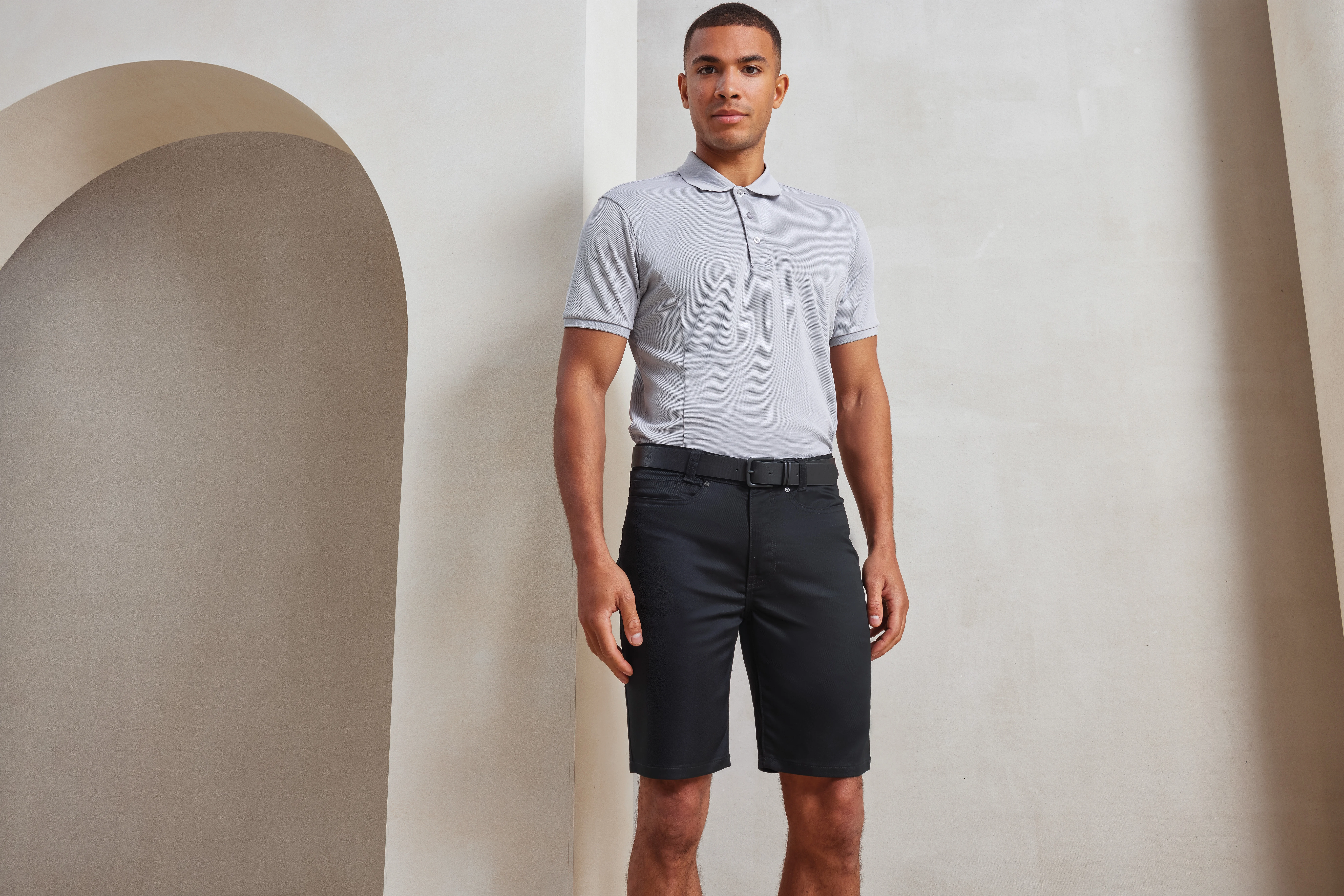 Performance chino shorts
