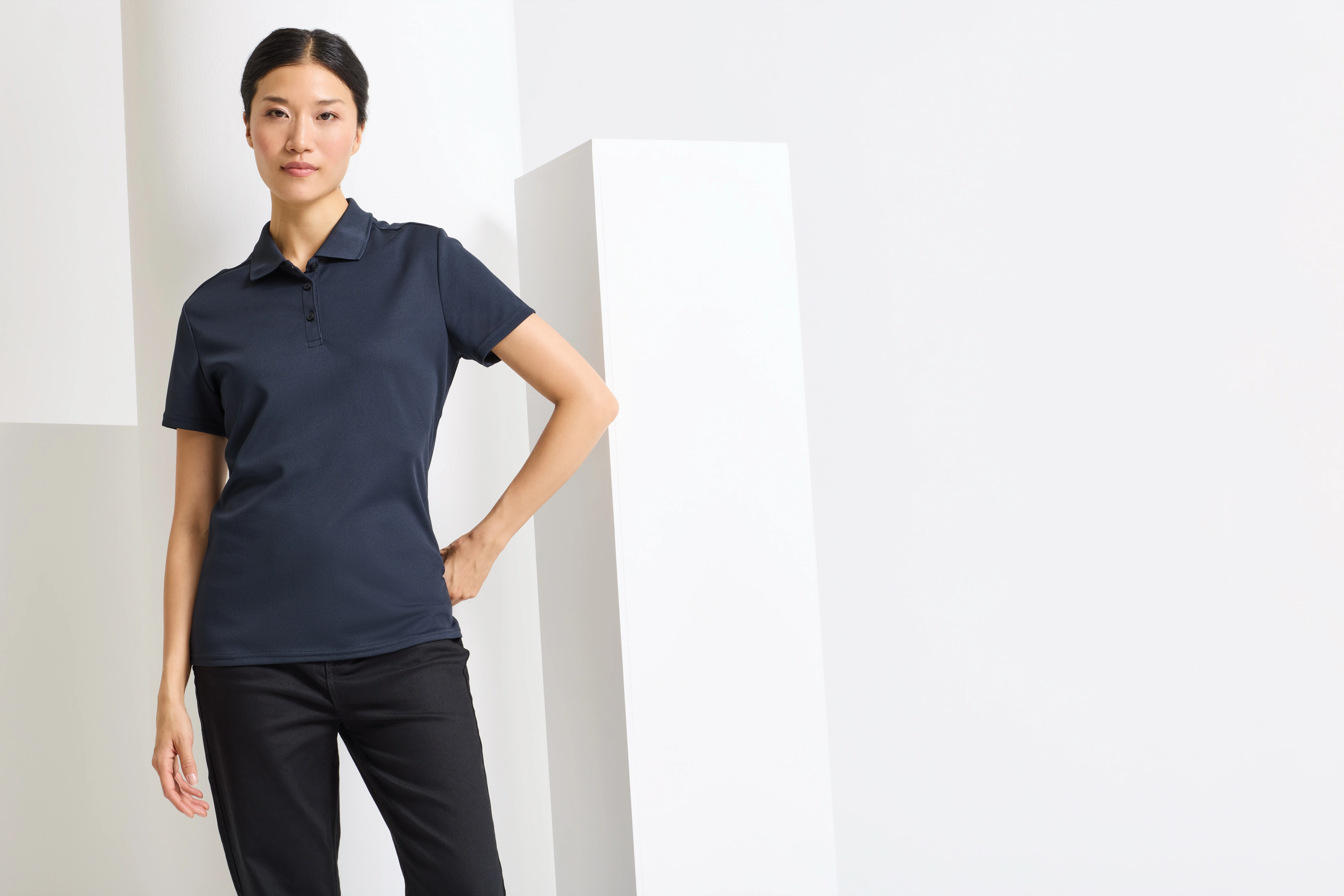 Women’s Spun Dyed Recycled Polo Shirt