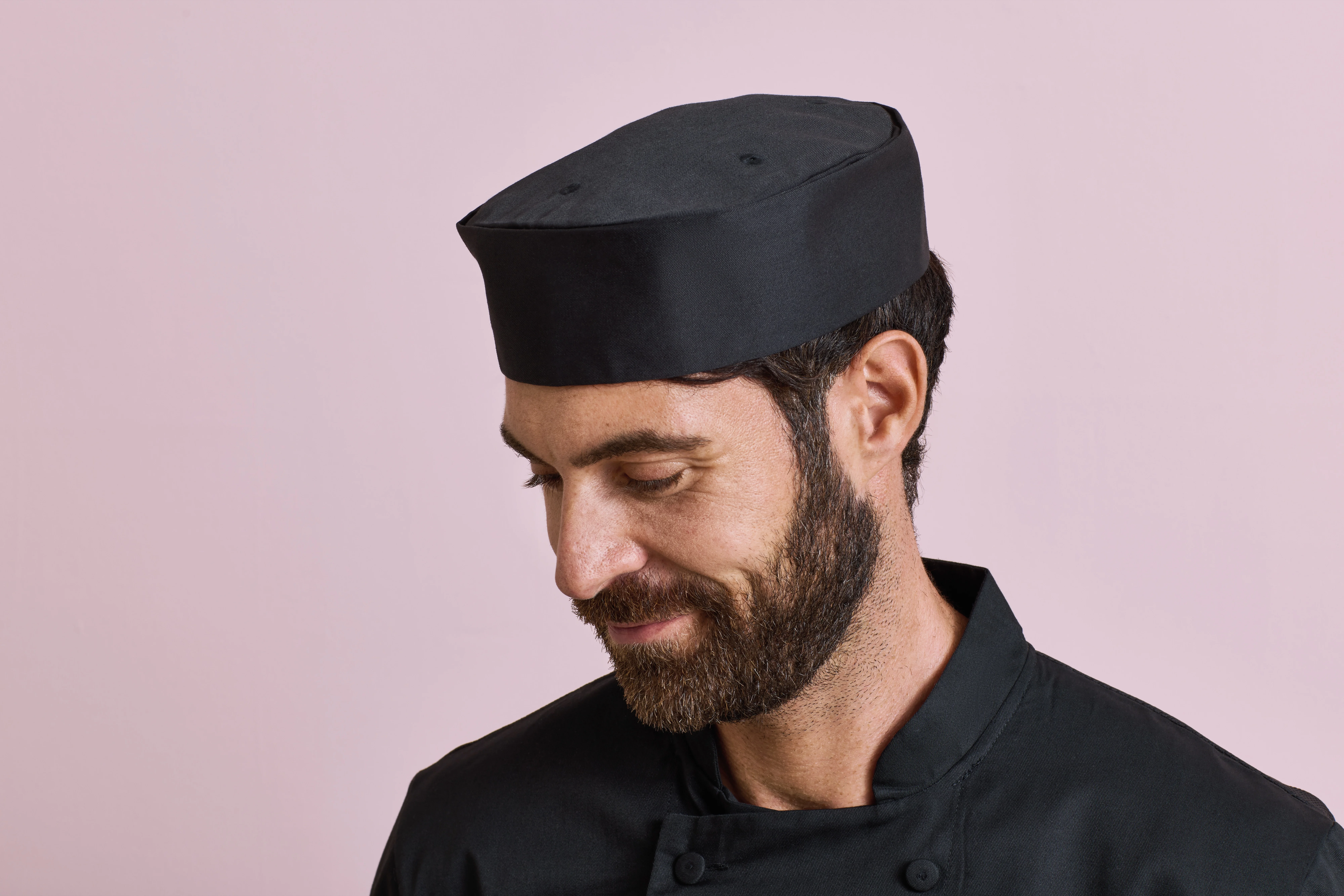Turn-up chef's hat