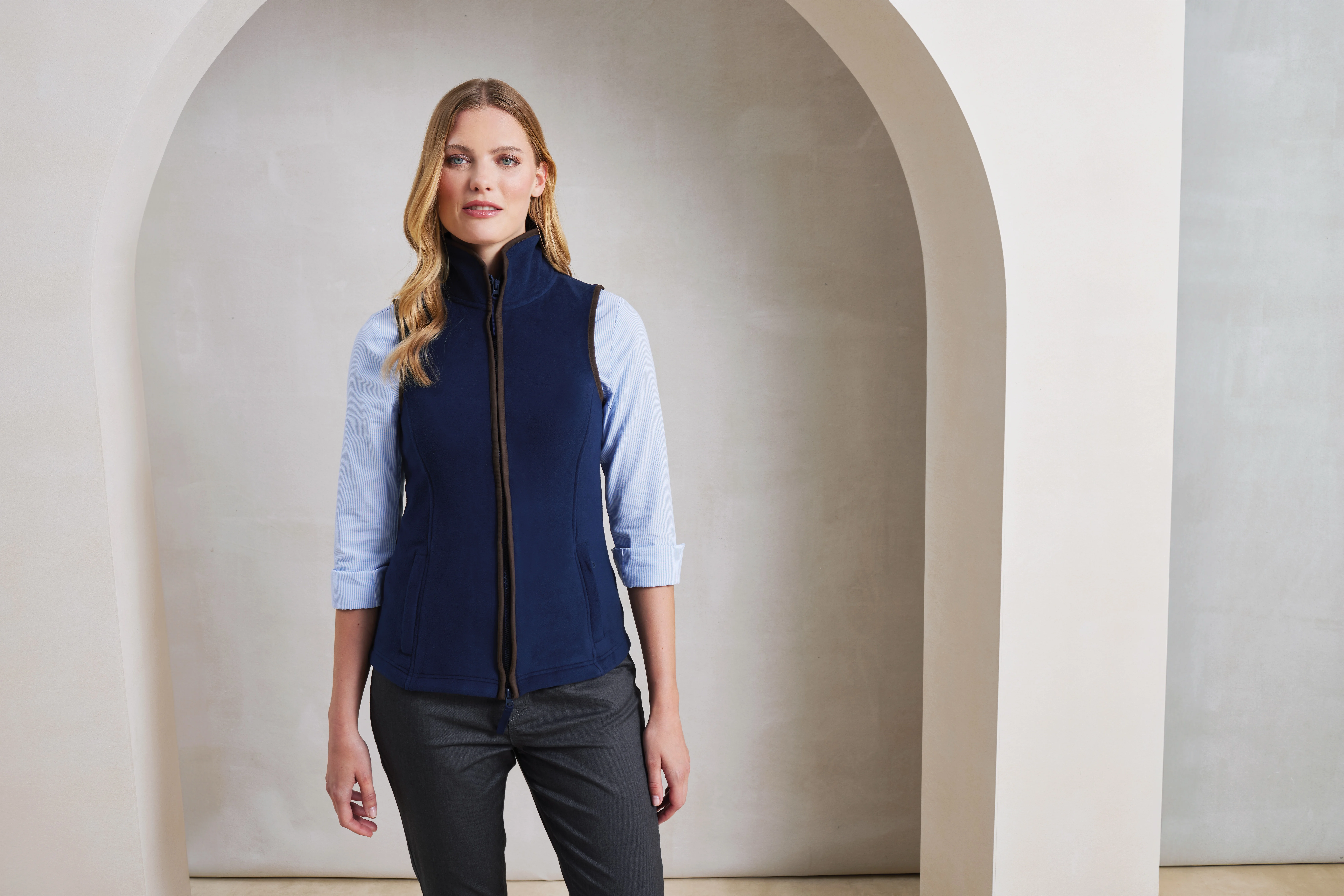 Women’s artisan fleece gilet