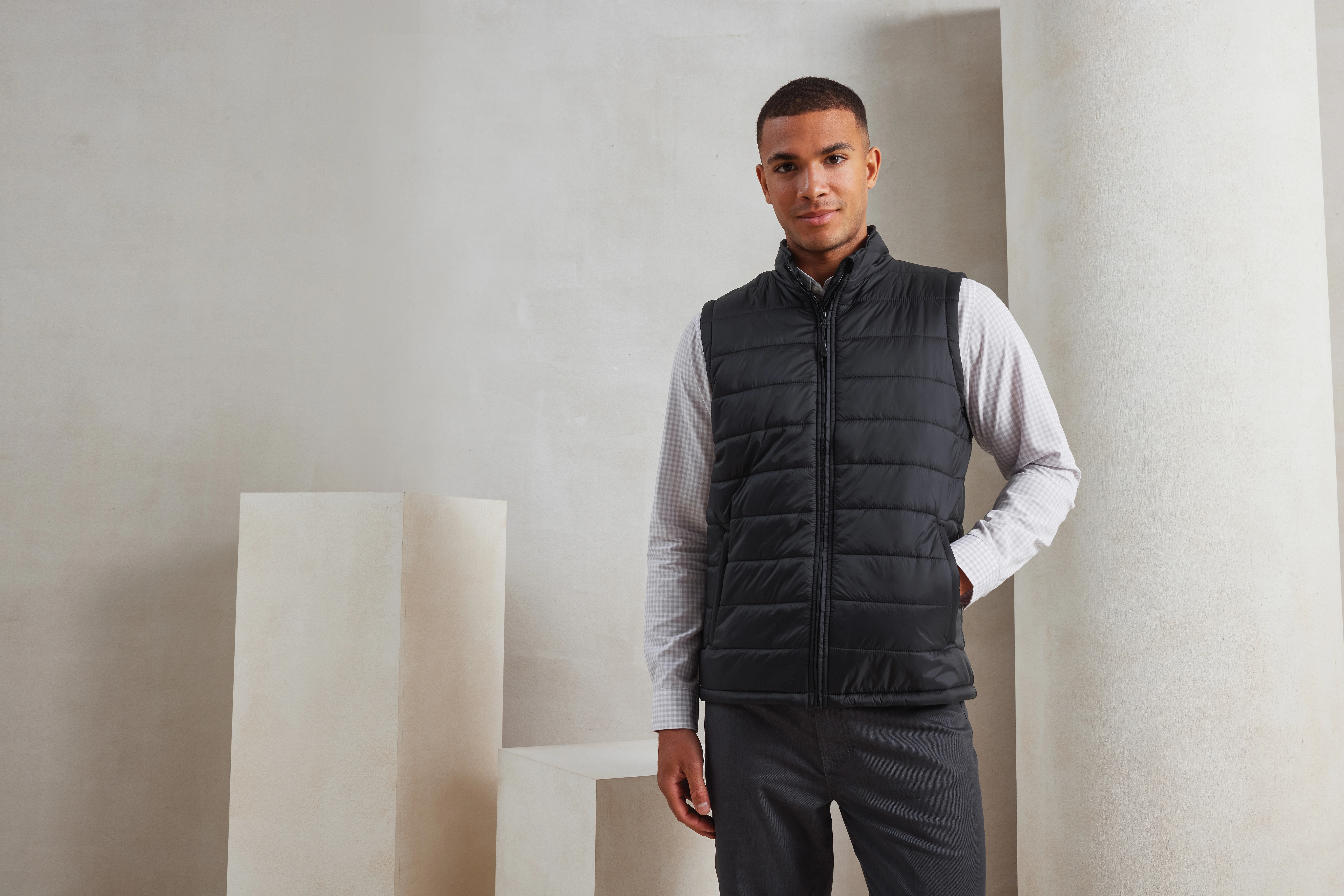 ‘Recyclight’ padded gilet