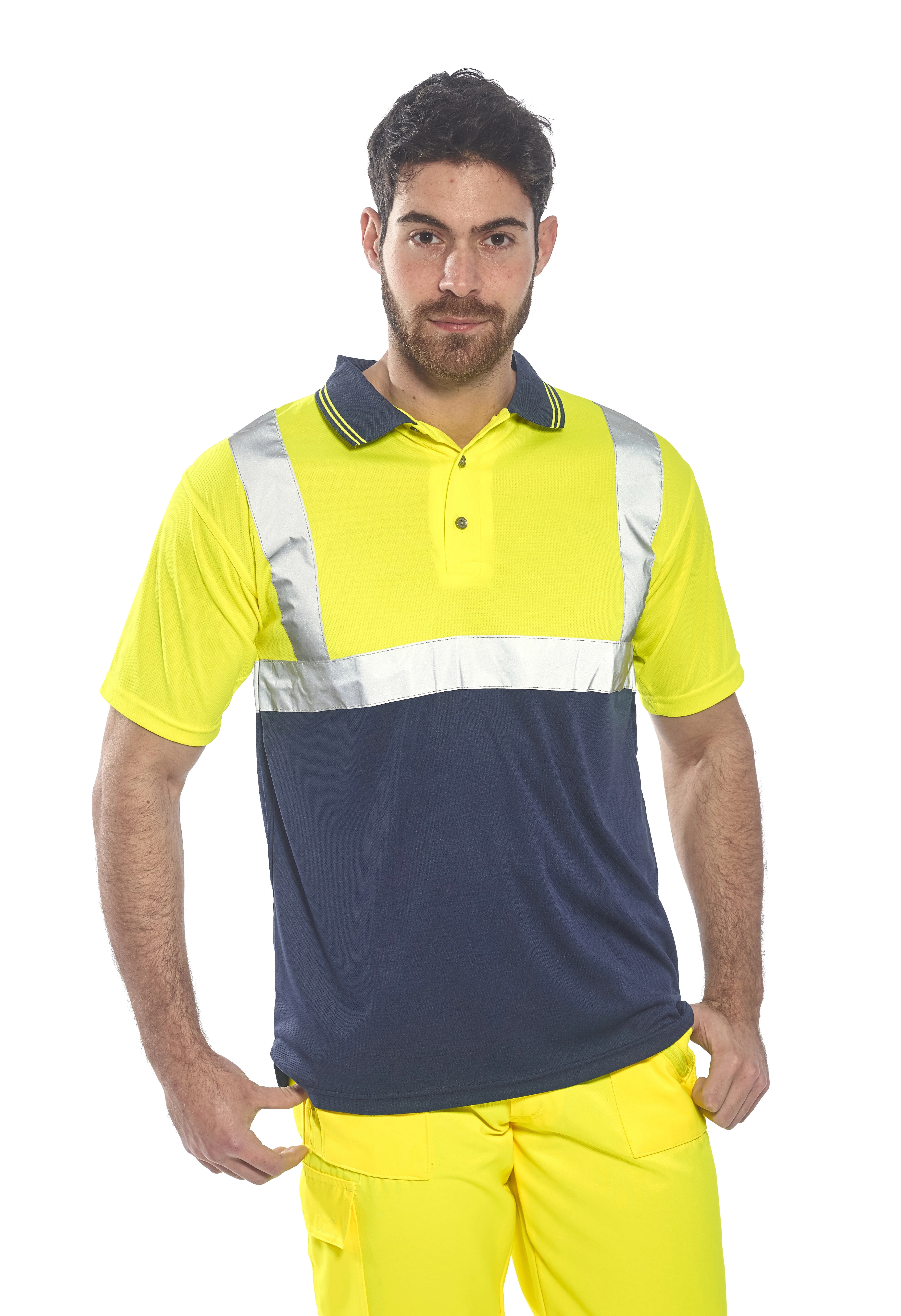 Two-tone polo (S479)