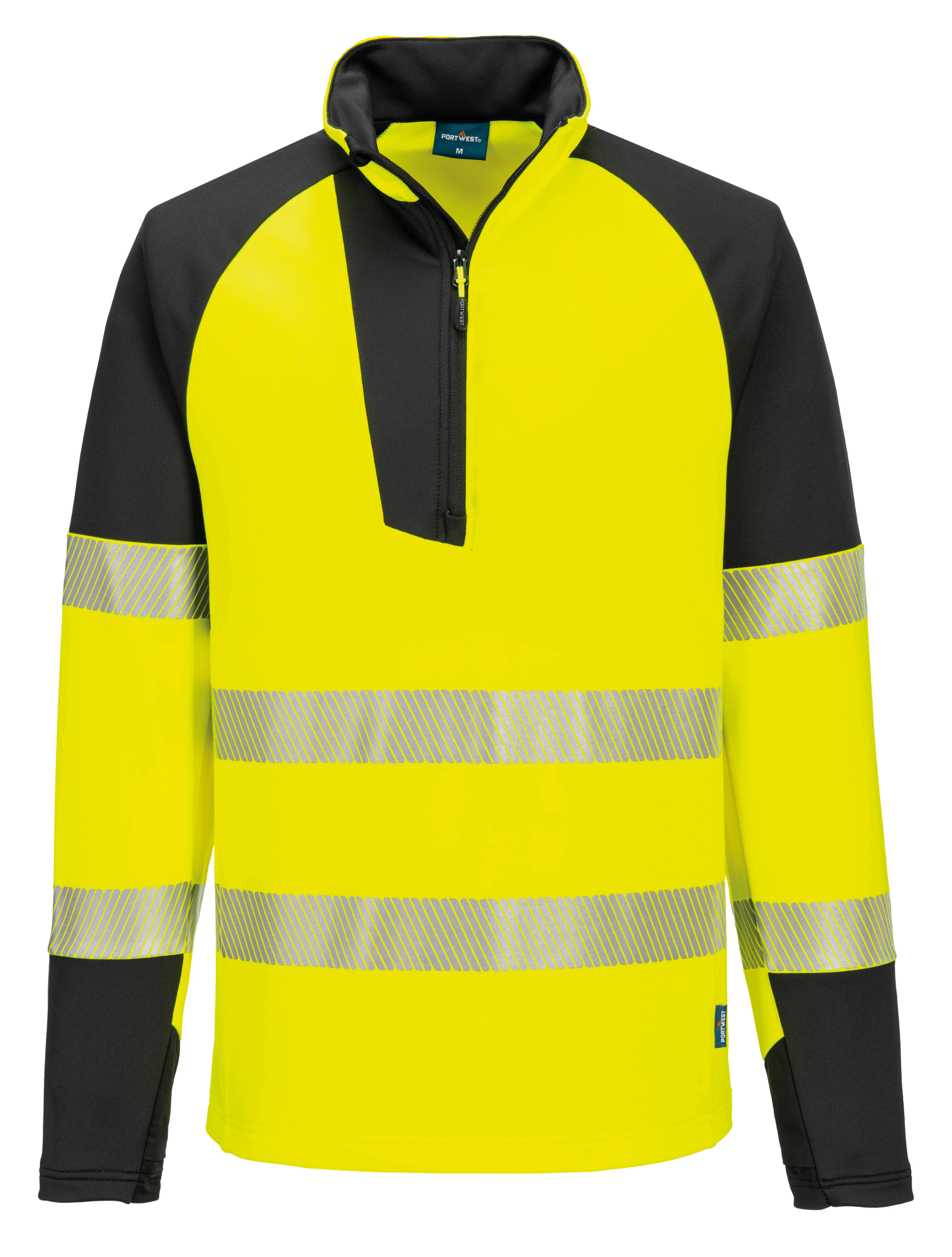 PW3 Hi-vis ¼-zip sweatshirt (T172)
