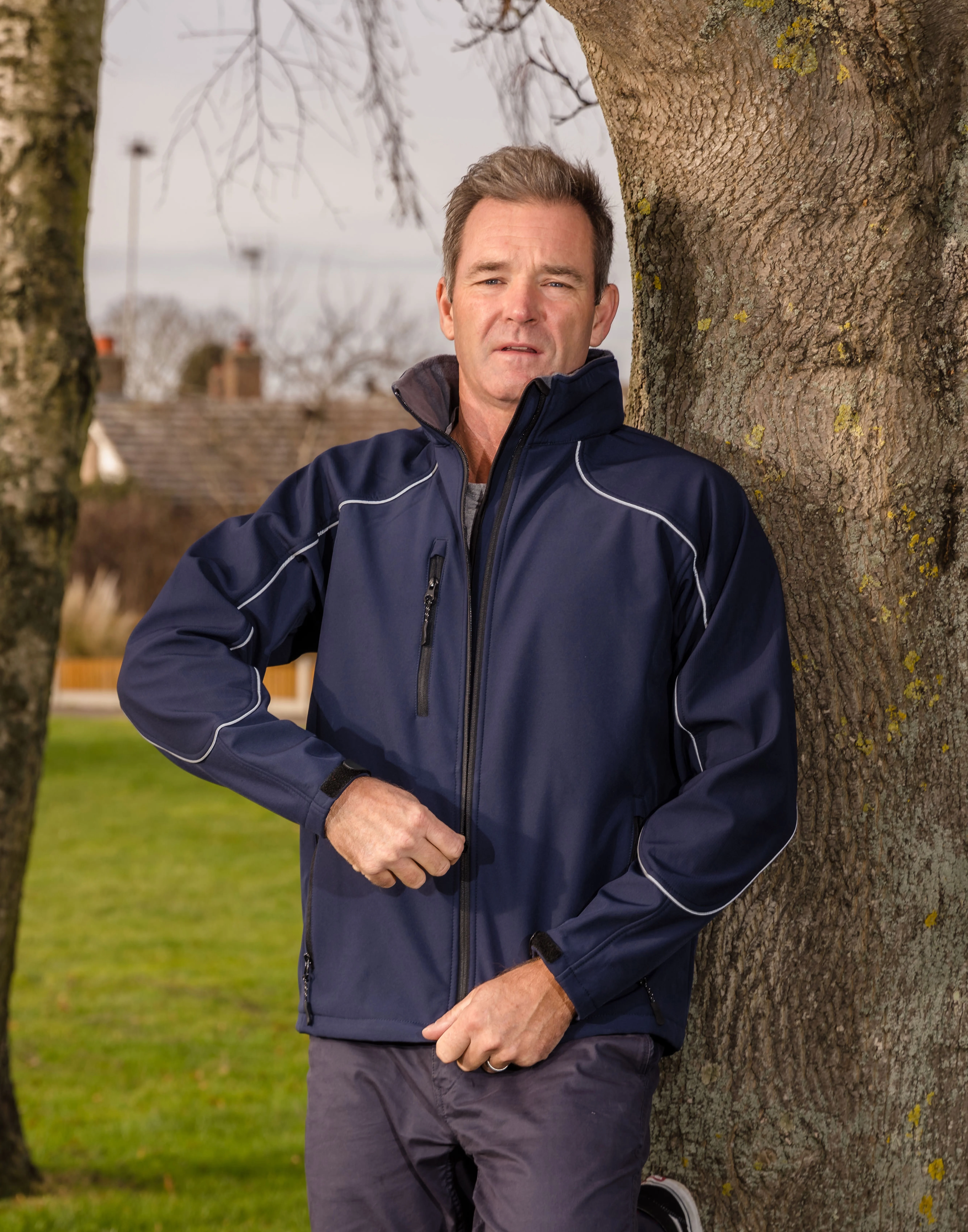Hooded softshell jacket