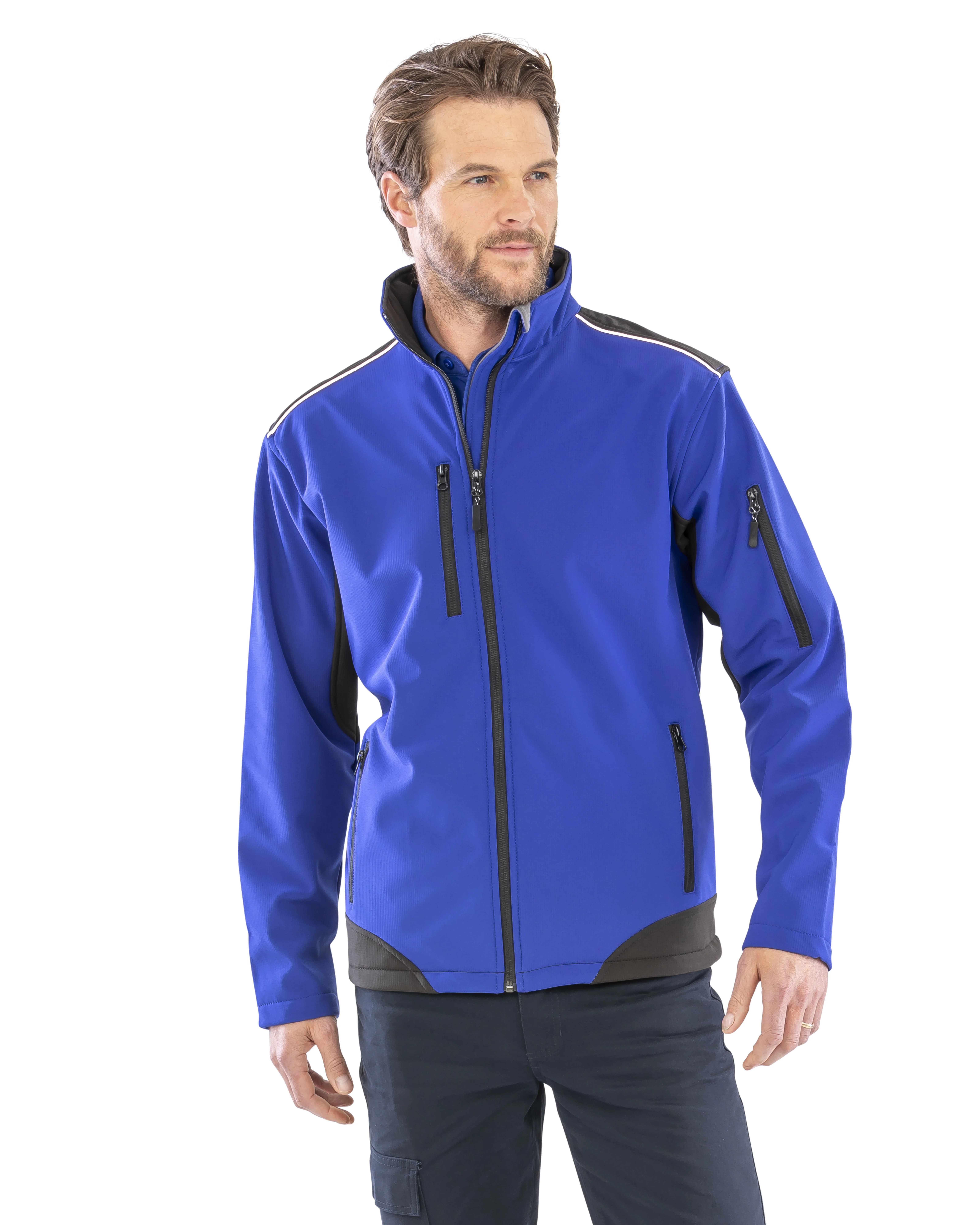 Ripstop softshell workwear jacket