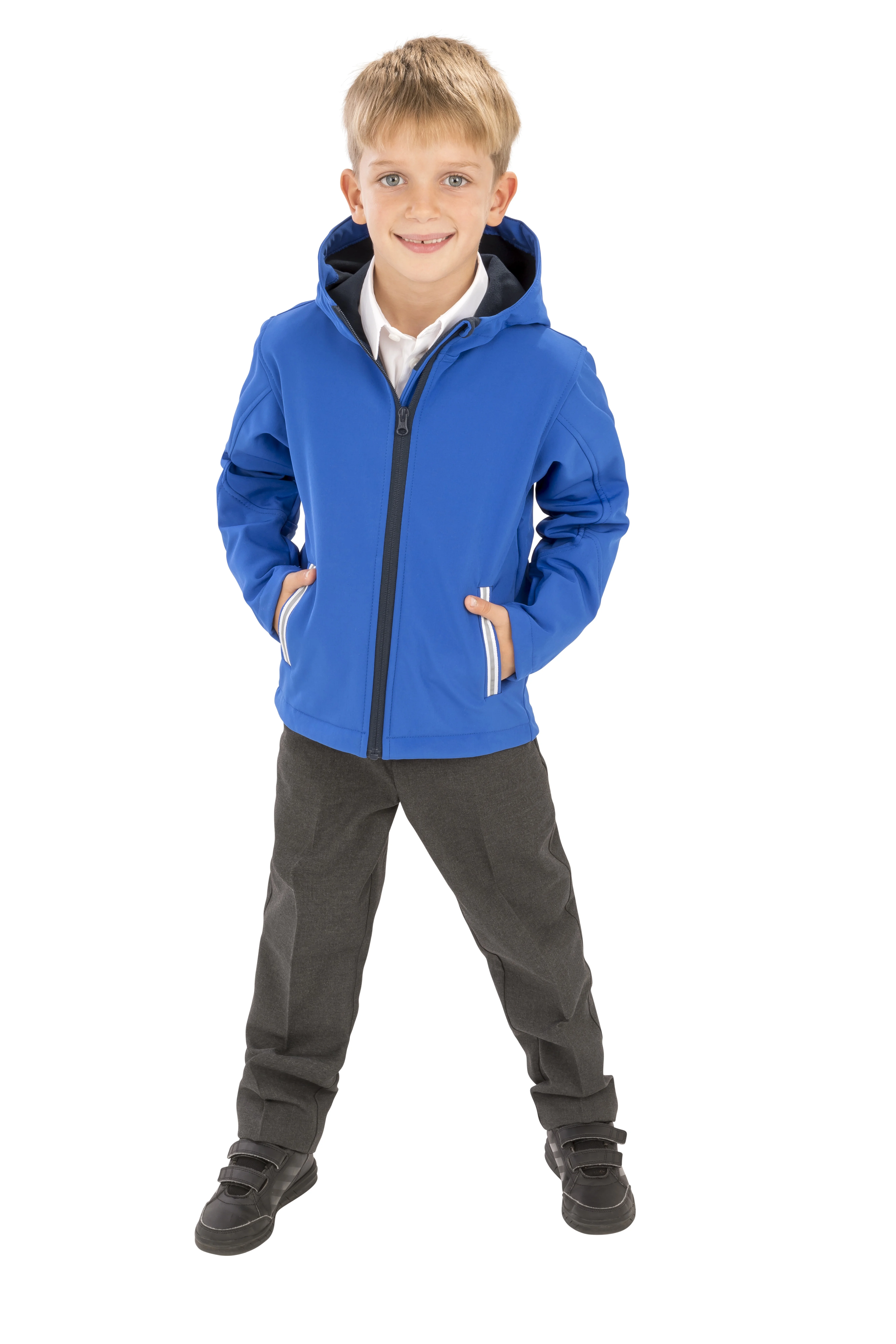 Core junior TX performance hooded softshell jacket