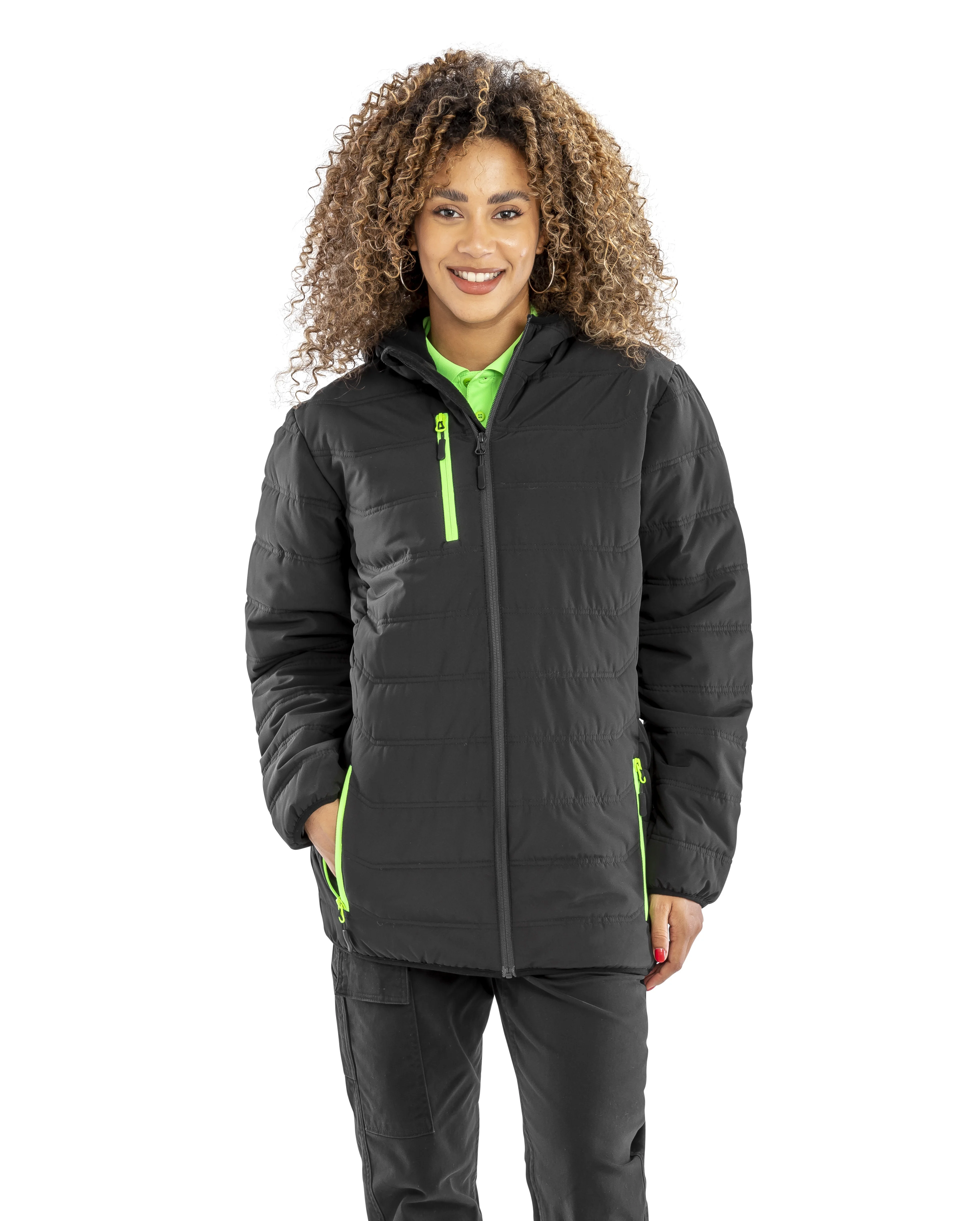 Result Gewatteerd gerecycled jack black compass