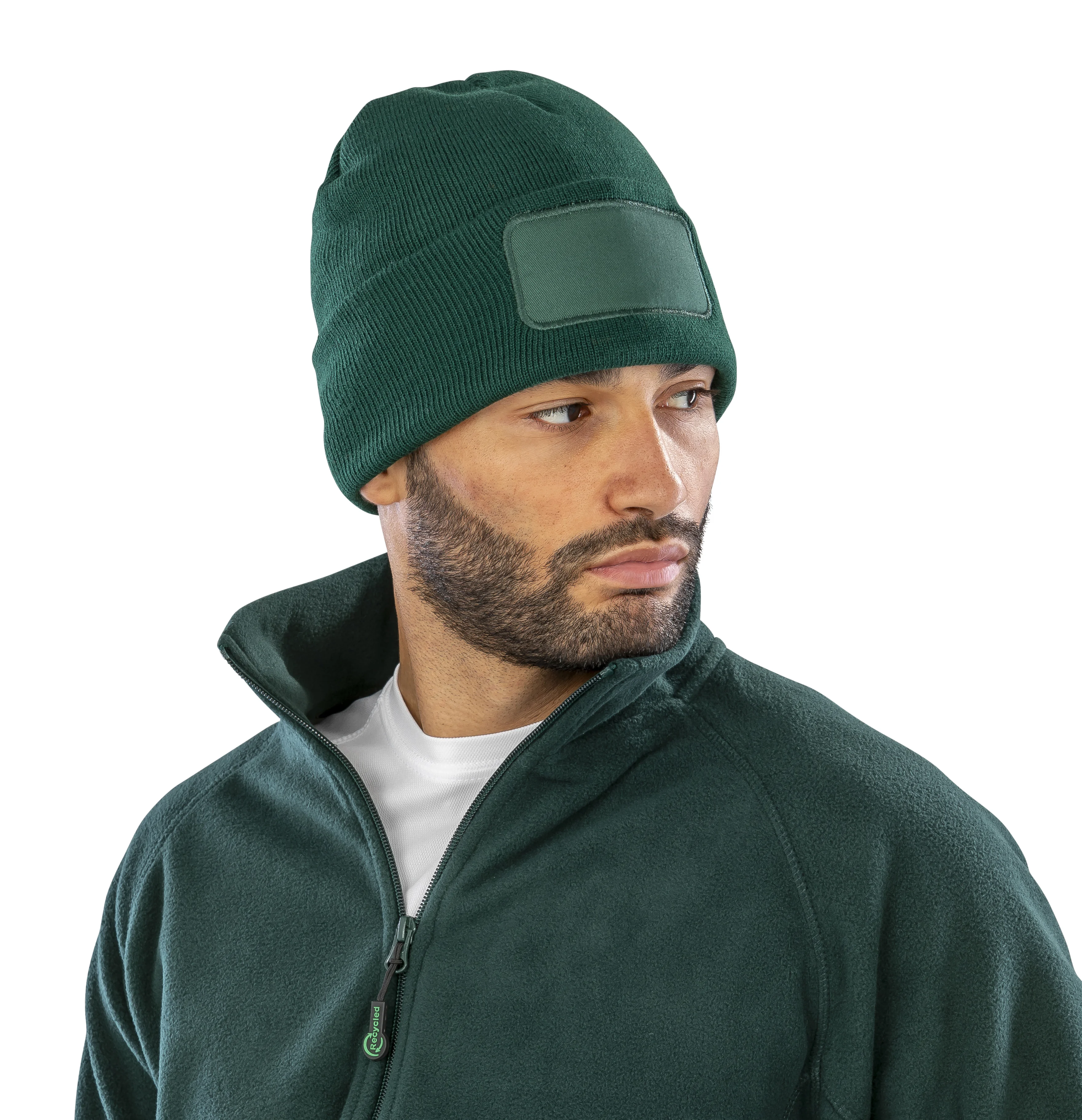 Double-knit printers beanie