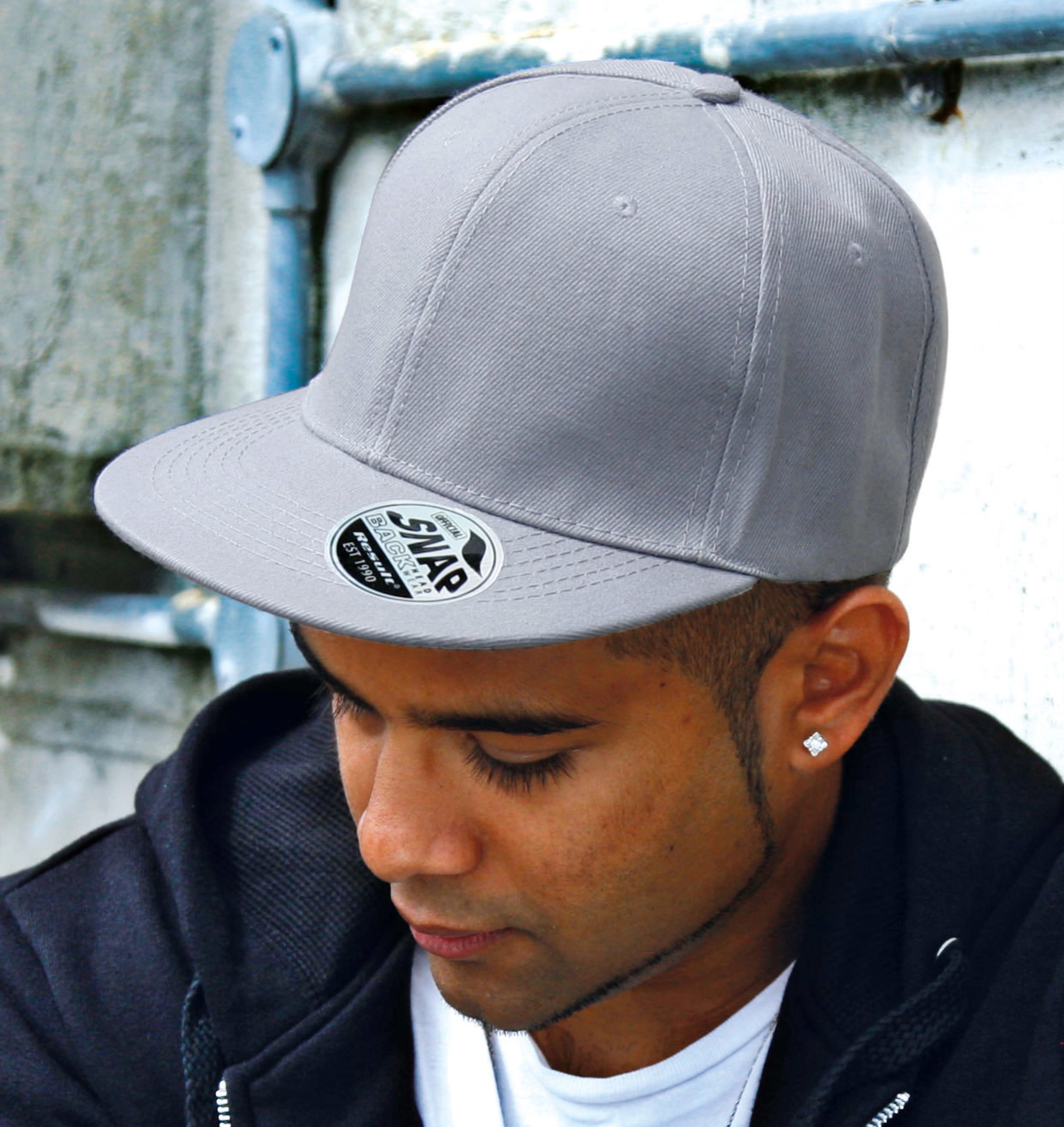 Bronx original flat peak snapback cap
