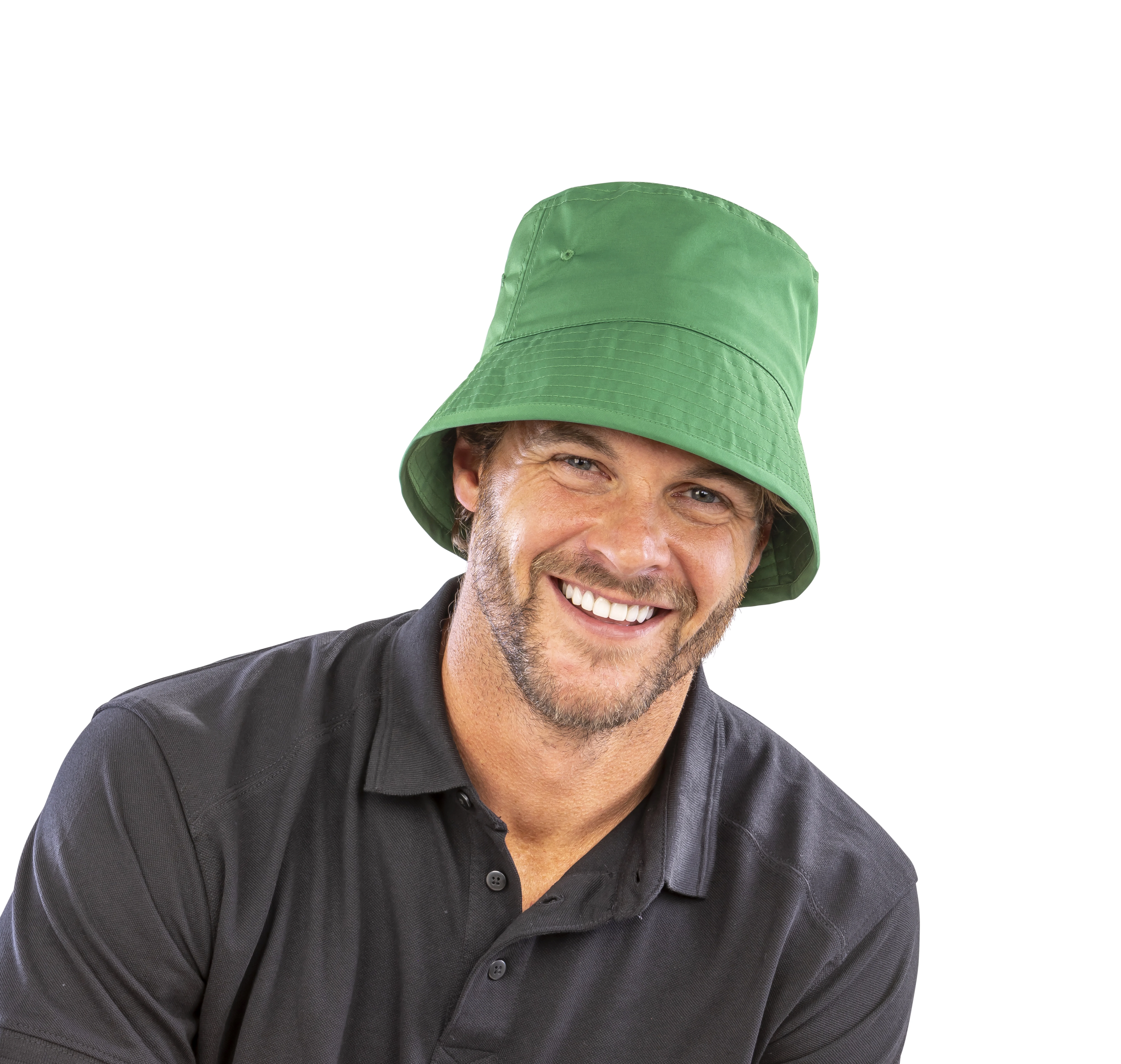 Recycled bound edge bucket hat