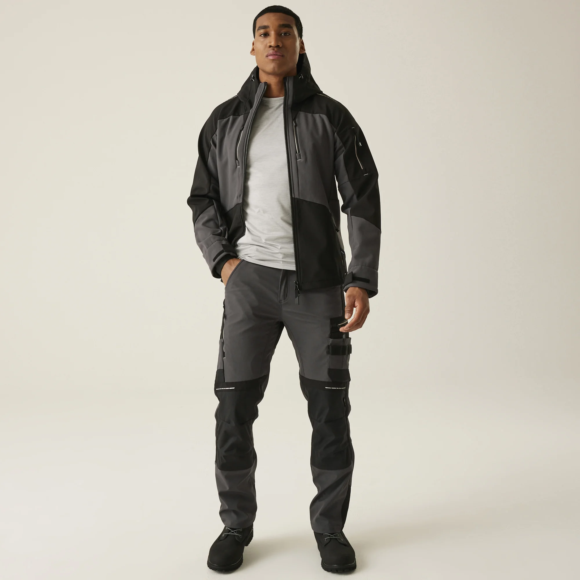 4-Tex stretch 3-layer softshell jacket