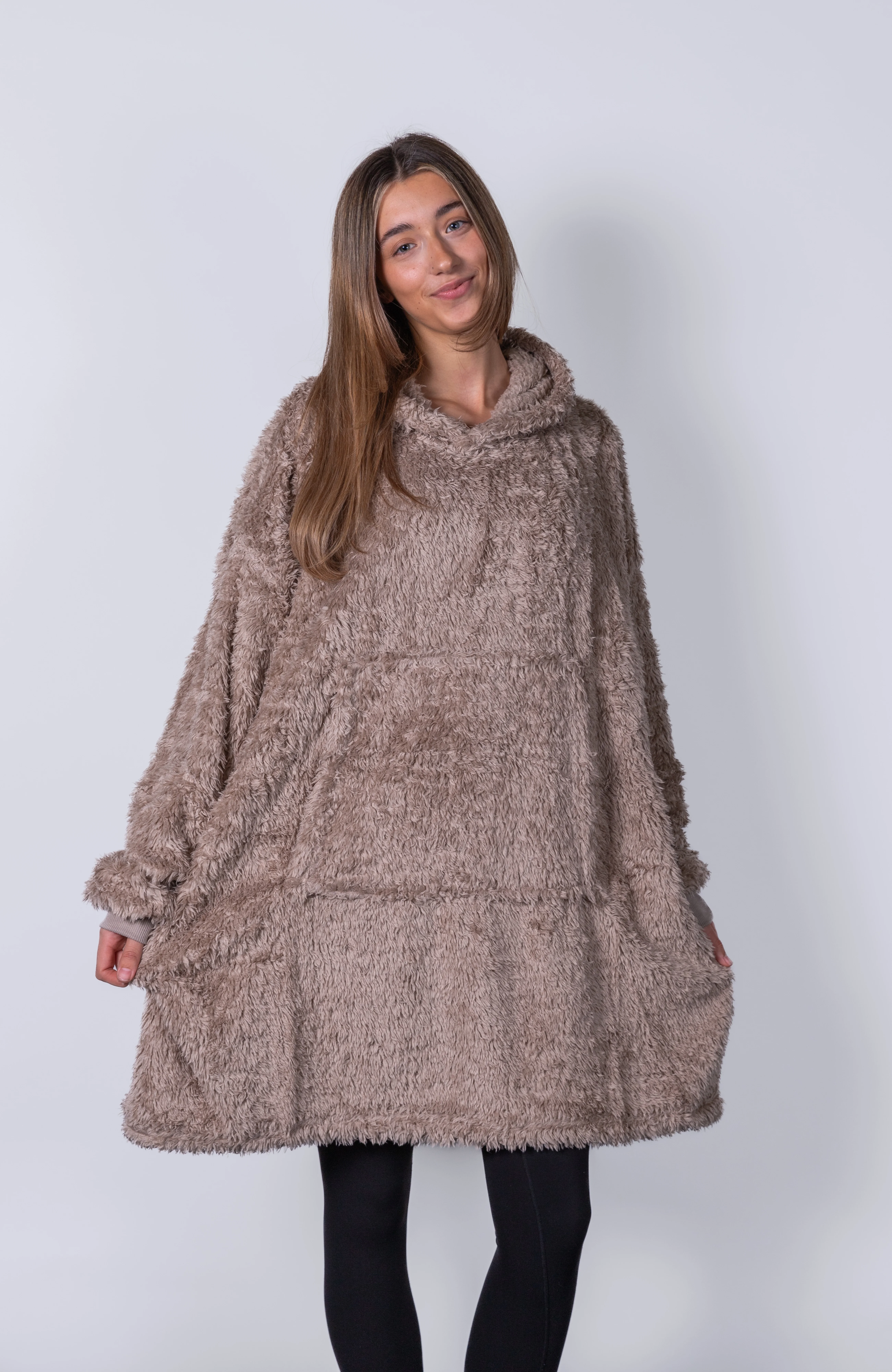The Ribbon teddy bear fabric hoodie