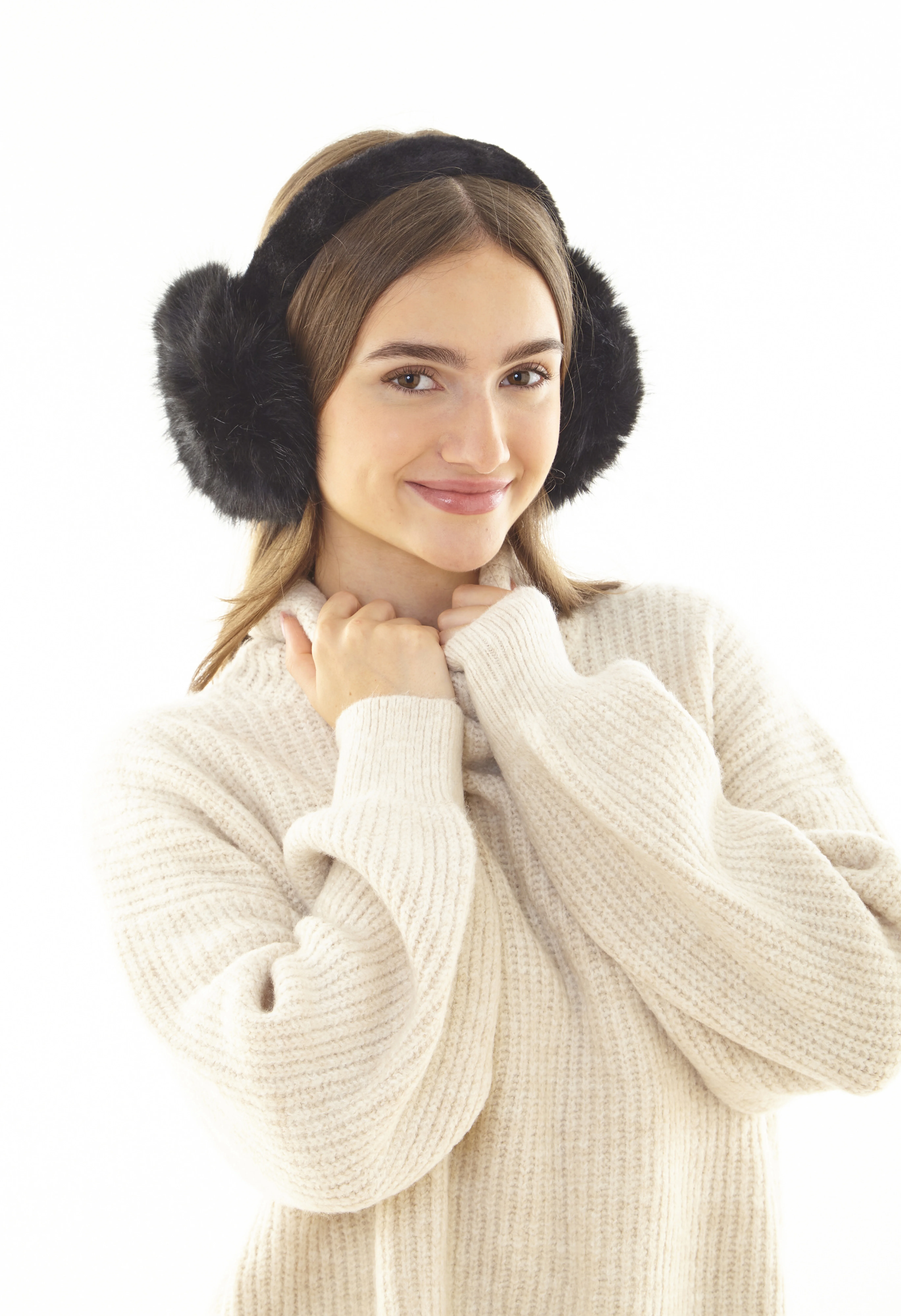 Luxury fur ear muffs