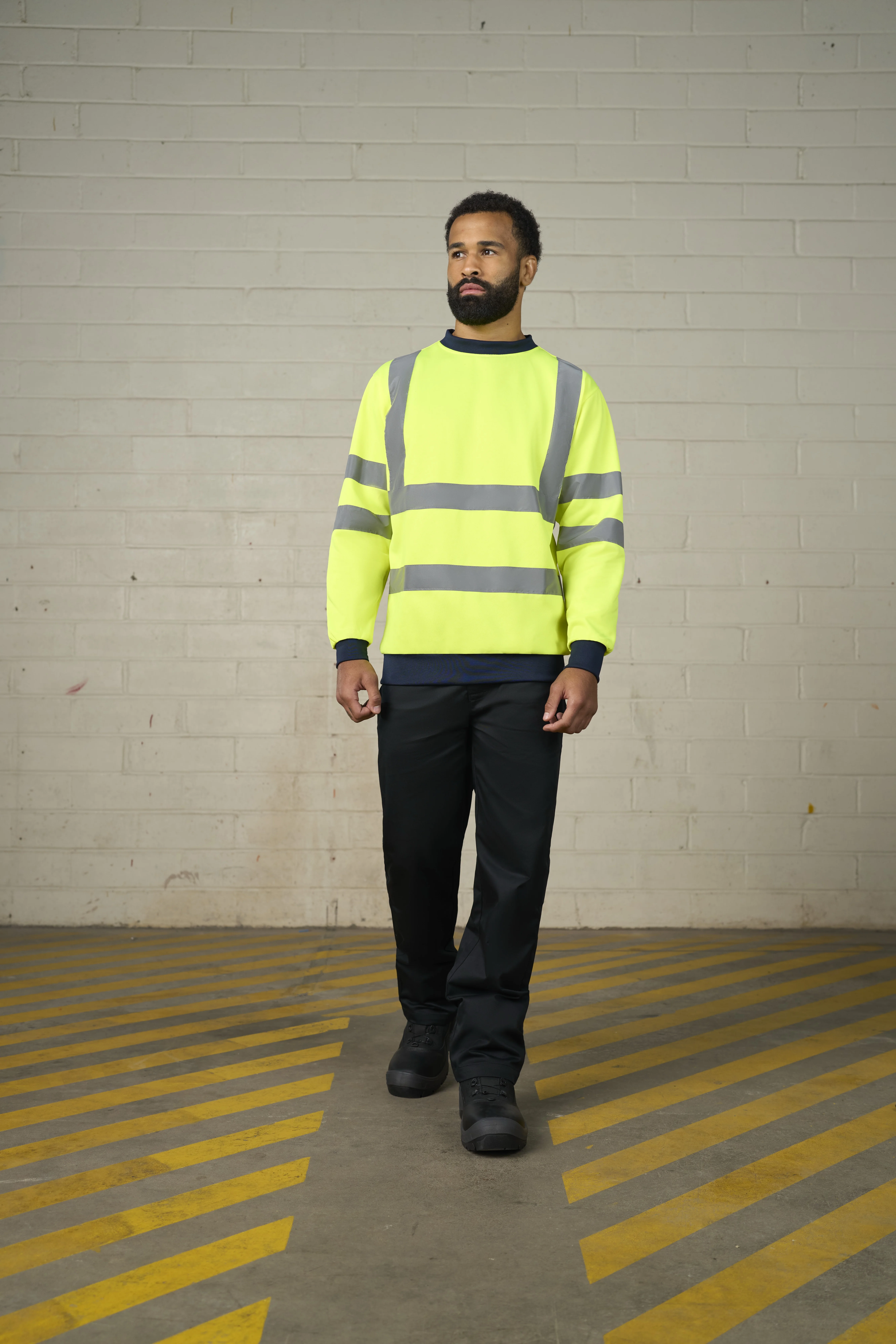 High visibility sweatshirt