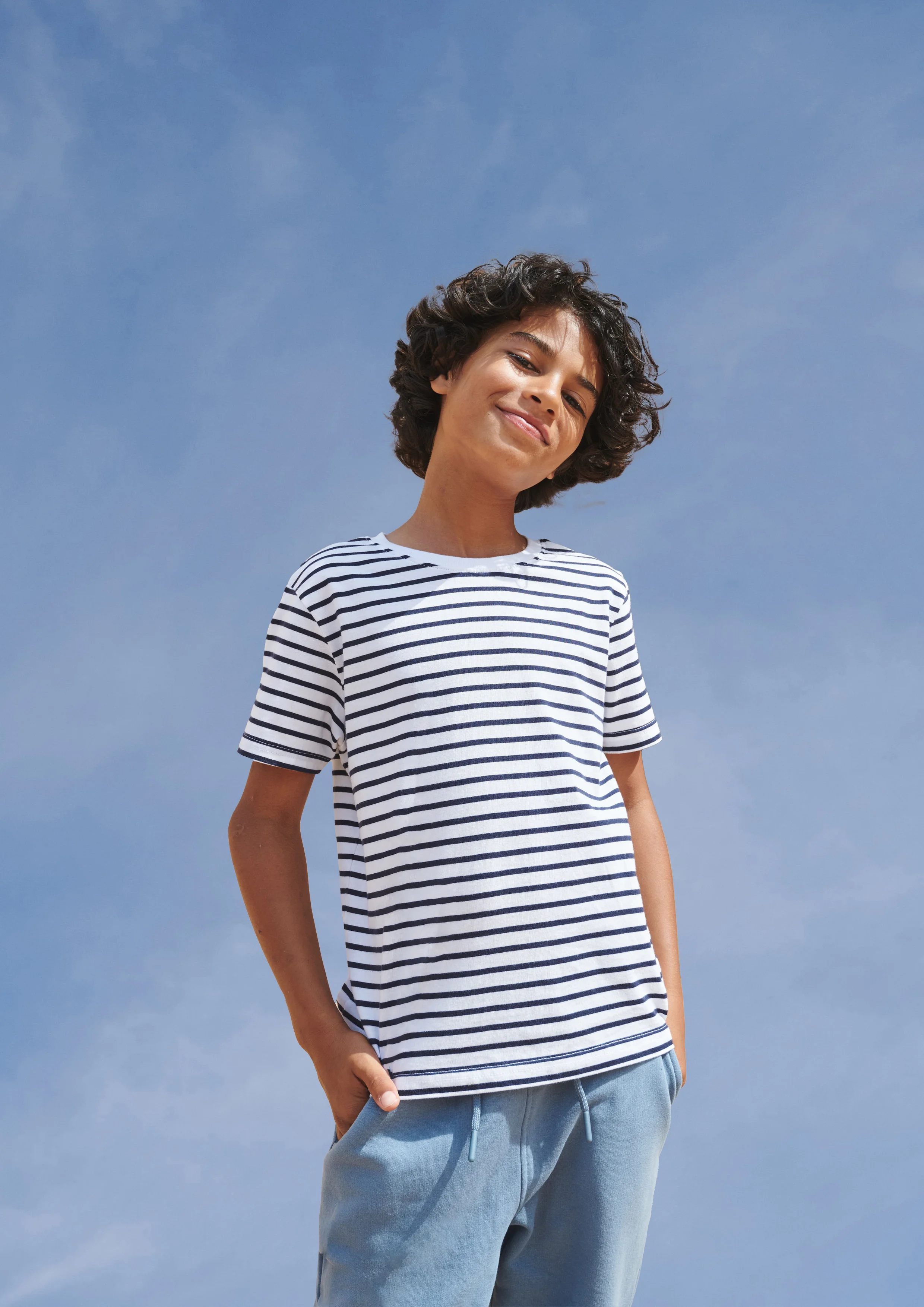 SF Clothing Kids' Gestreept t-shirt