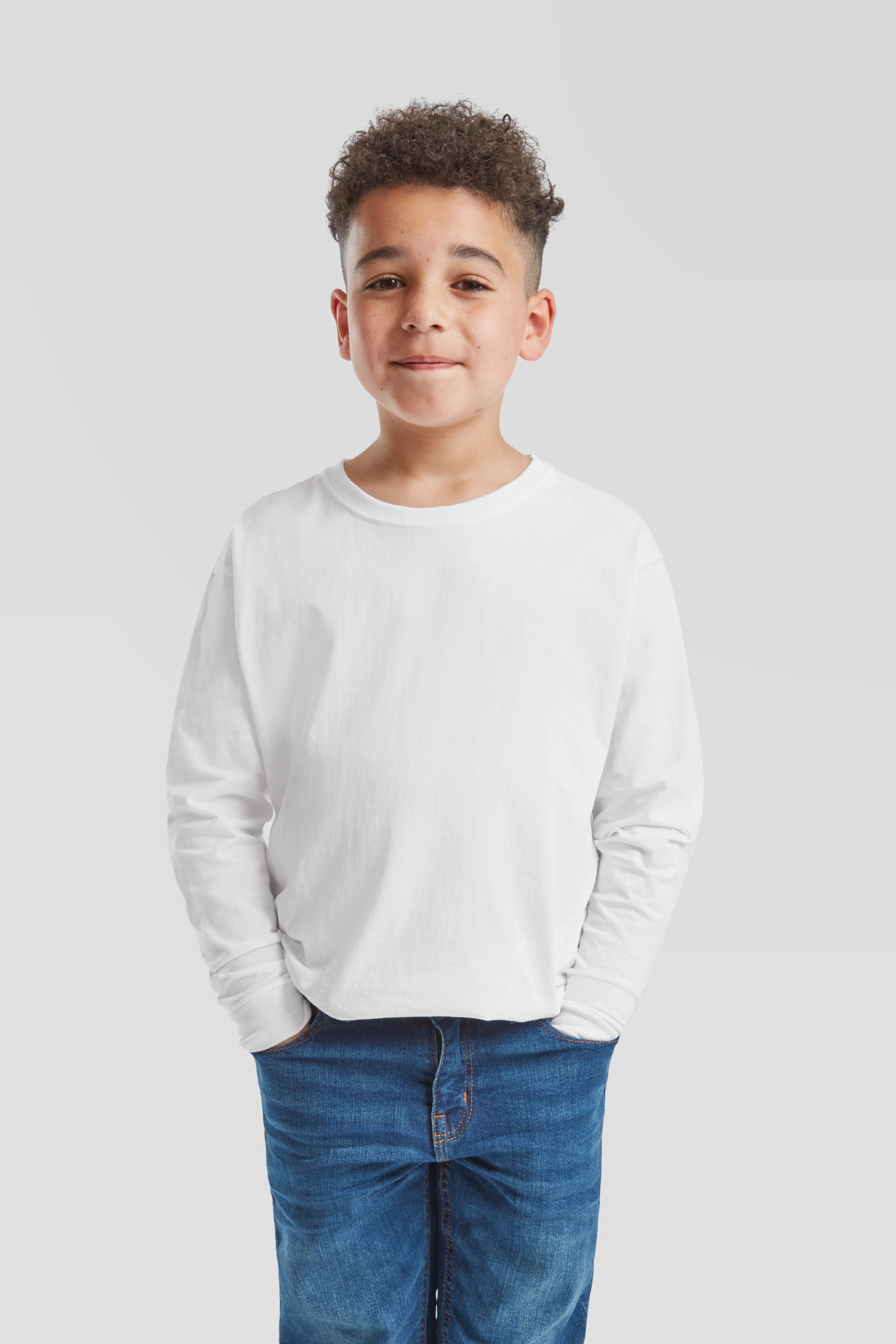 Kids long sleeve valueweight T