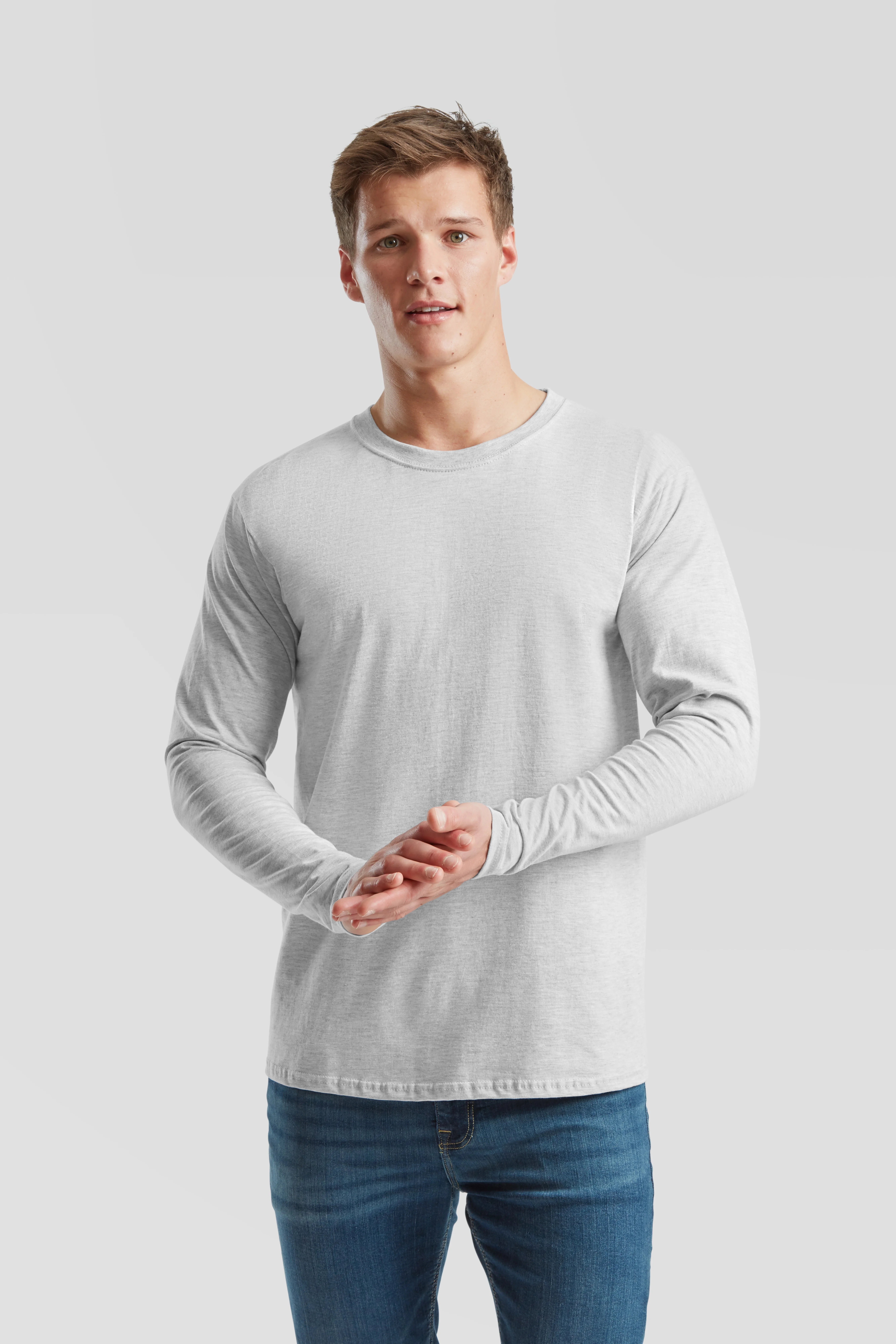 Iconic 195 ringspun premium long sleeve T