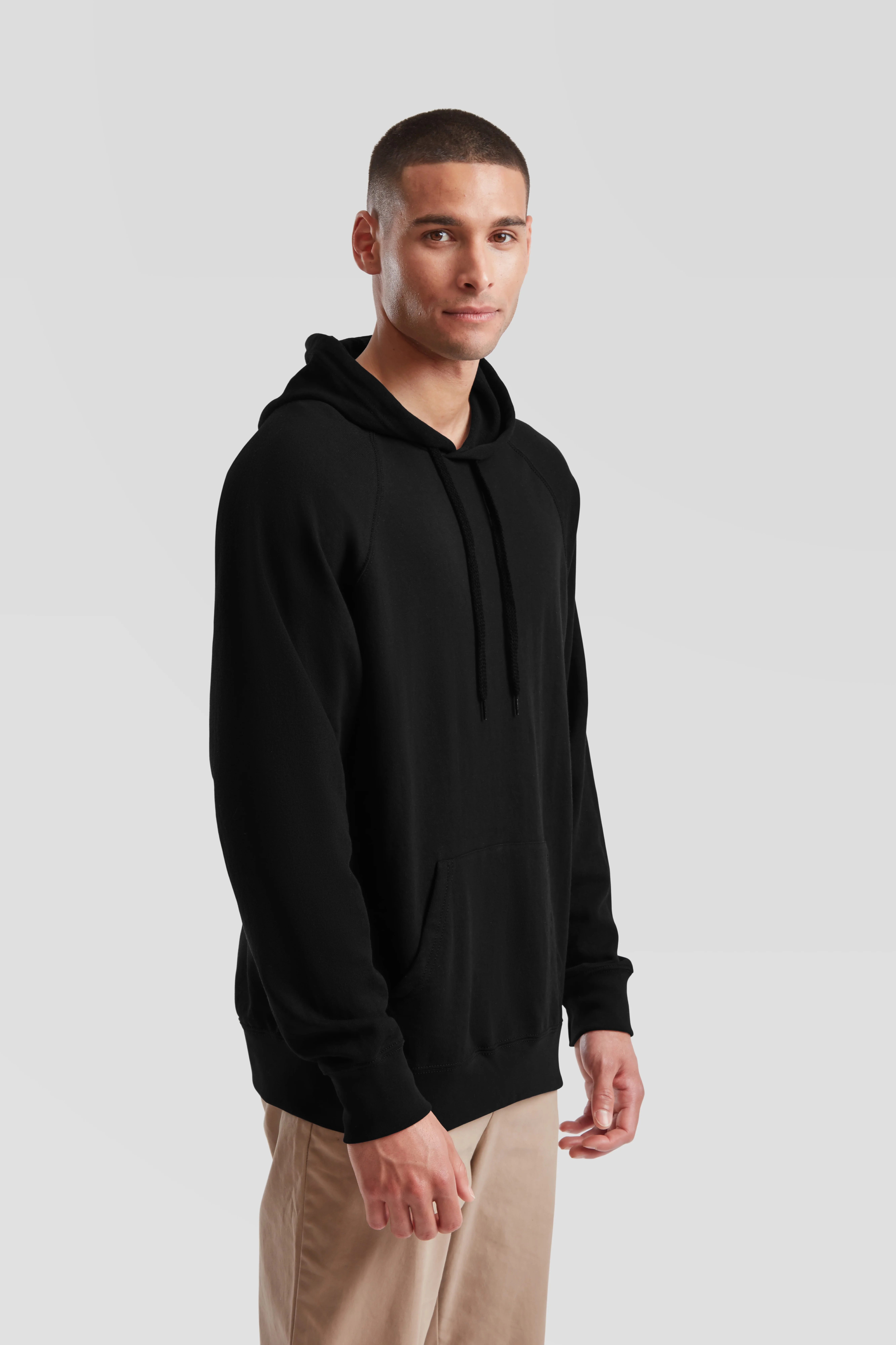 Lightweight hooded sweatshirt