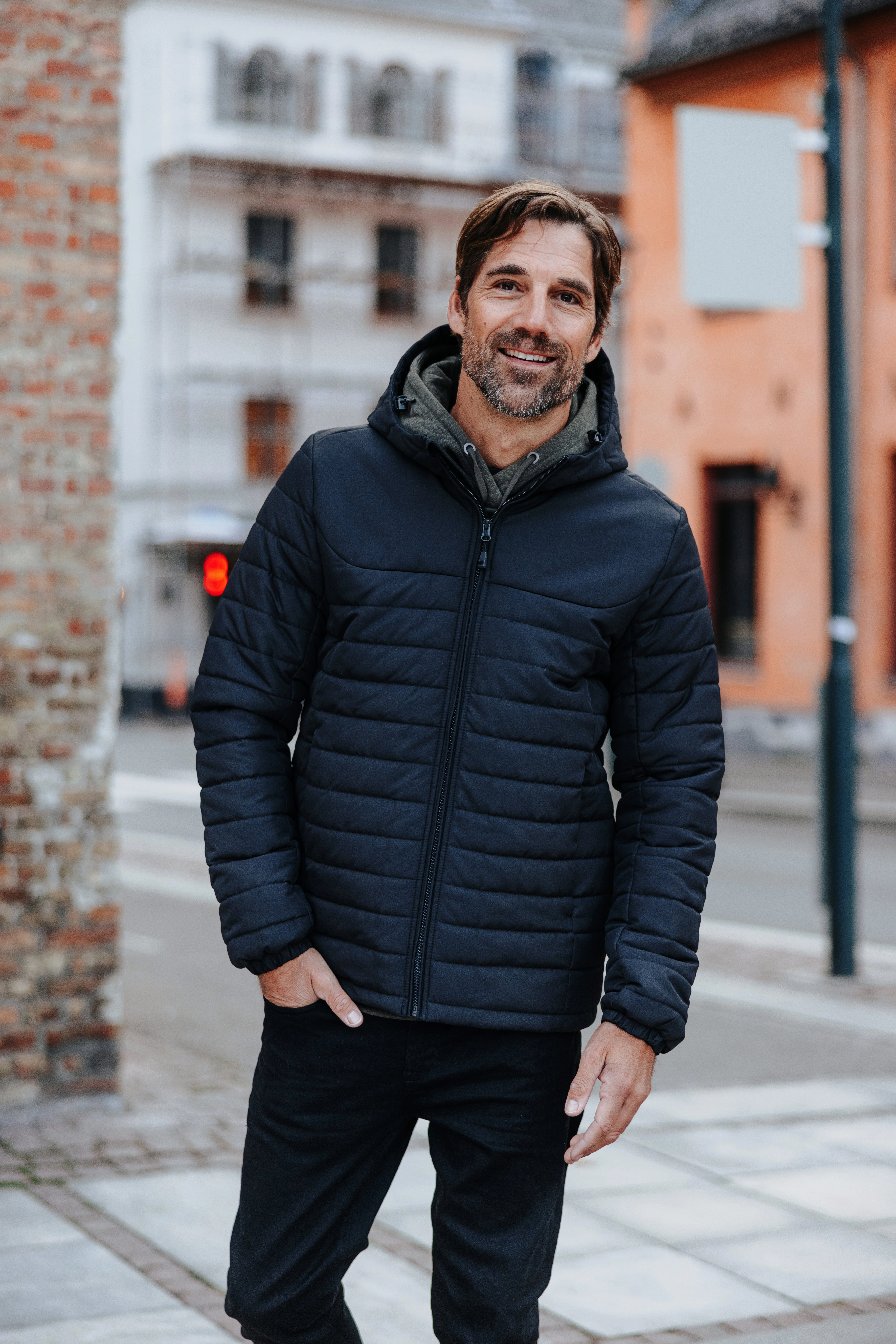 Nautilus quilted hooded jacket