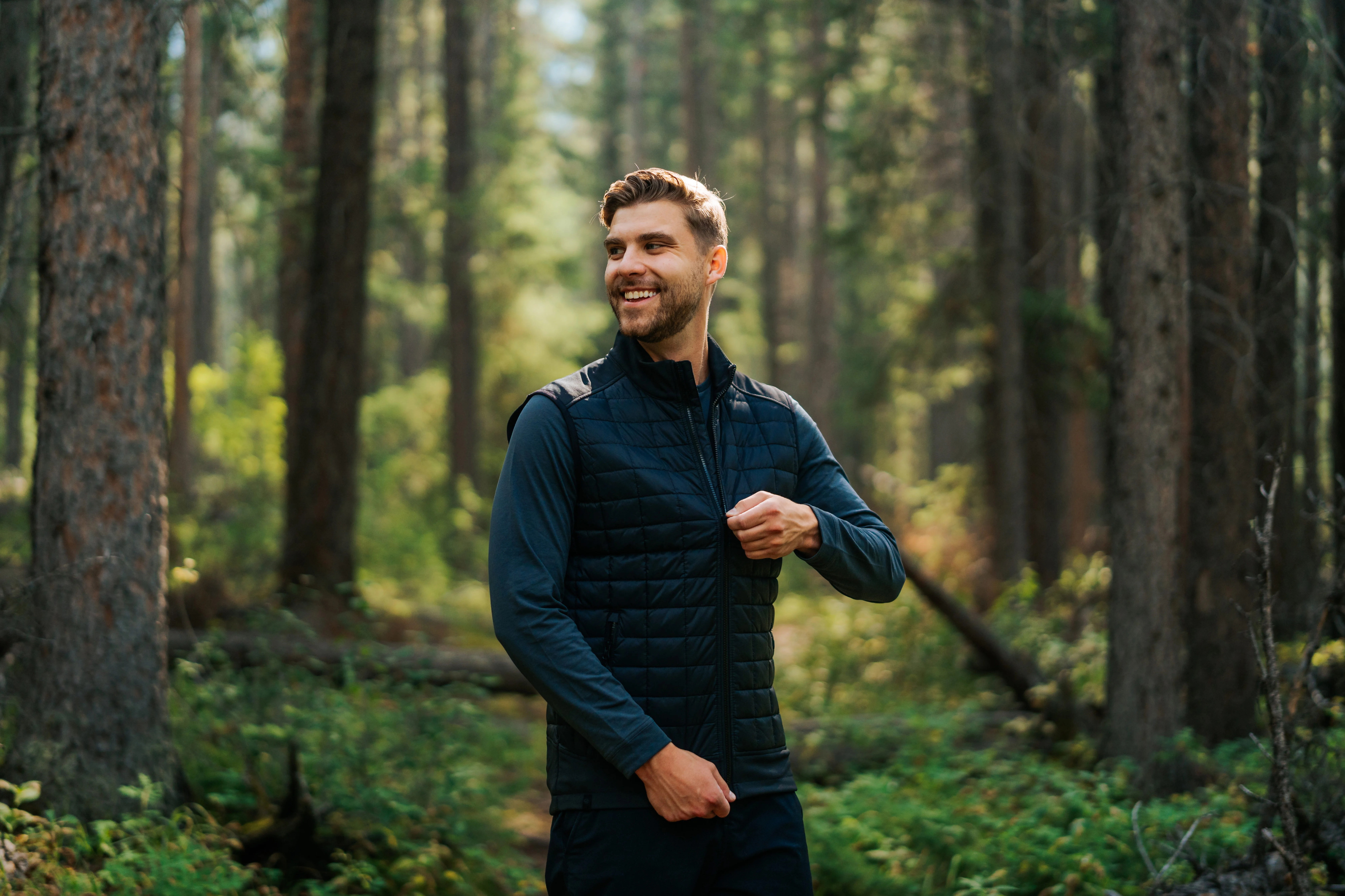 Appalachian thermal softshell vest